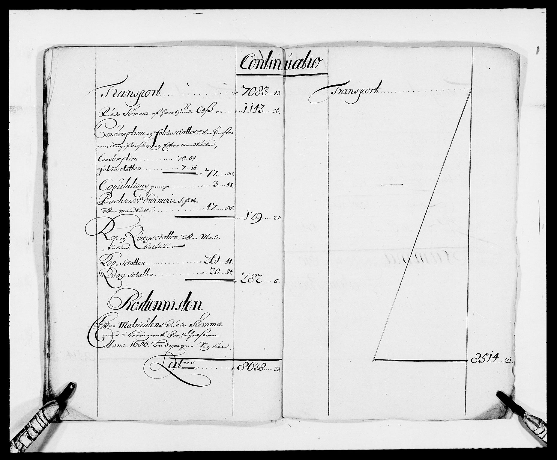 Rentekammeret inntil 1814, Reviderte regnskaper, Fogderegnskap, AV/RA-EA-4092/R34/L2048: Fogderegnskap Bamble, 1685-1687, p. 16