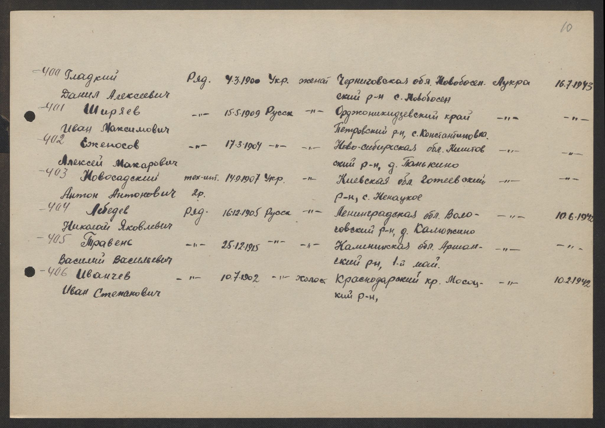 Flyktnings- og fangedirektoratet, Repatrieringskontoret, AV/RA-S-1681/D/Db/L0017: Displaced Persons (DPs) og sivile tyskere, 1945-1948, p. 172