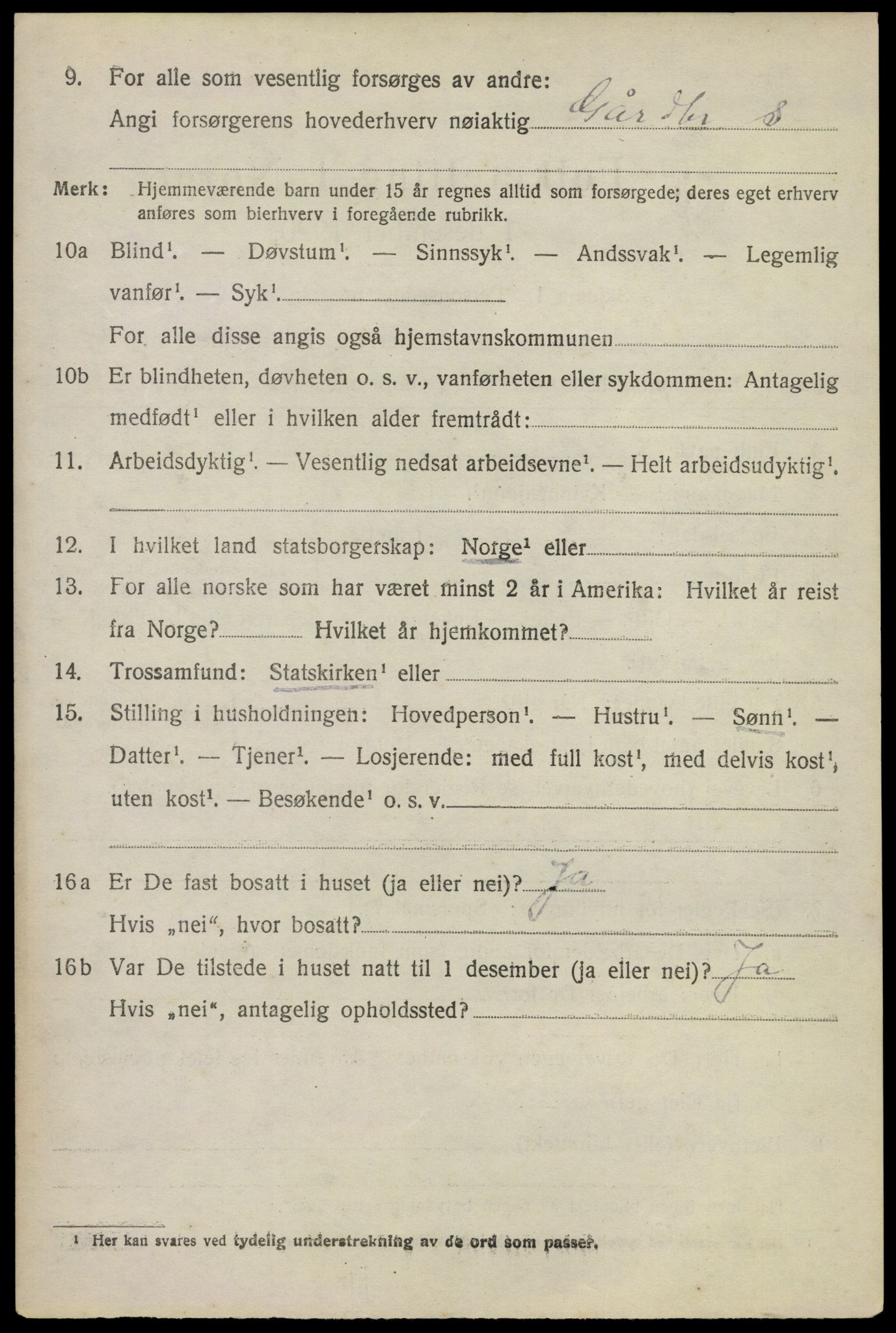 SAKO, 1920 census for Modum, 1920, p. 22642