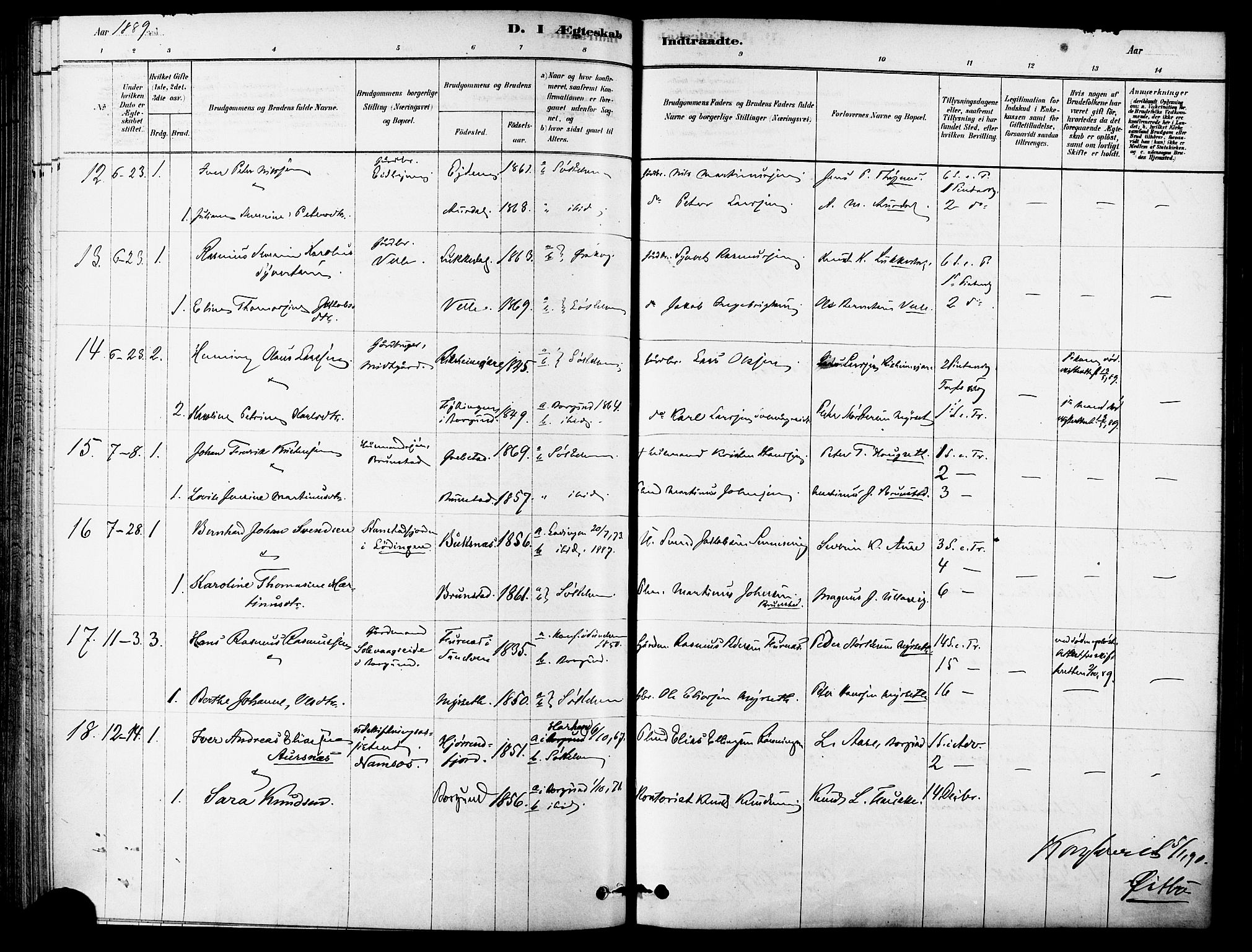 Ministerialprotokoller, klokkerbøker og fødselsregistre - Møre og Romsdal, AV/SAT-A-1454/523/L0334: Parish register (official) no. 523A01, 1878-1891