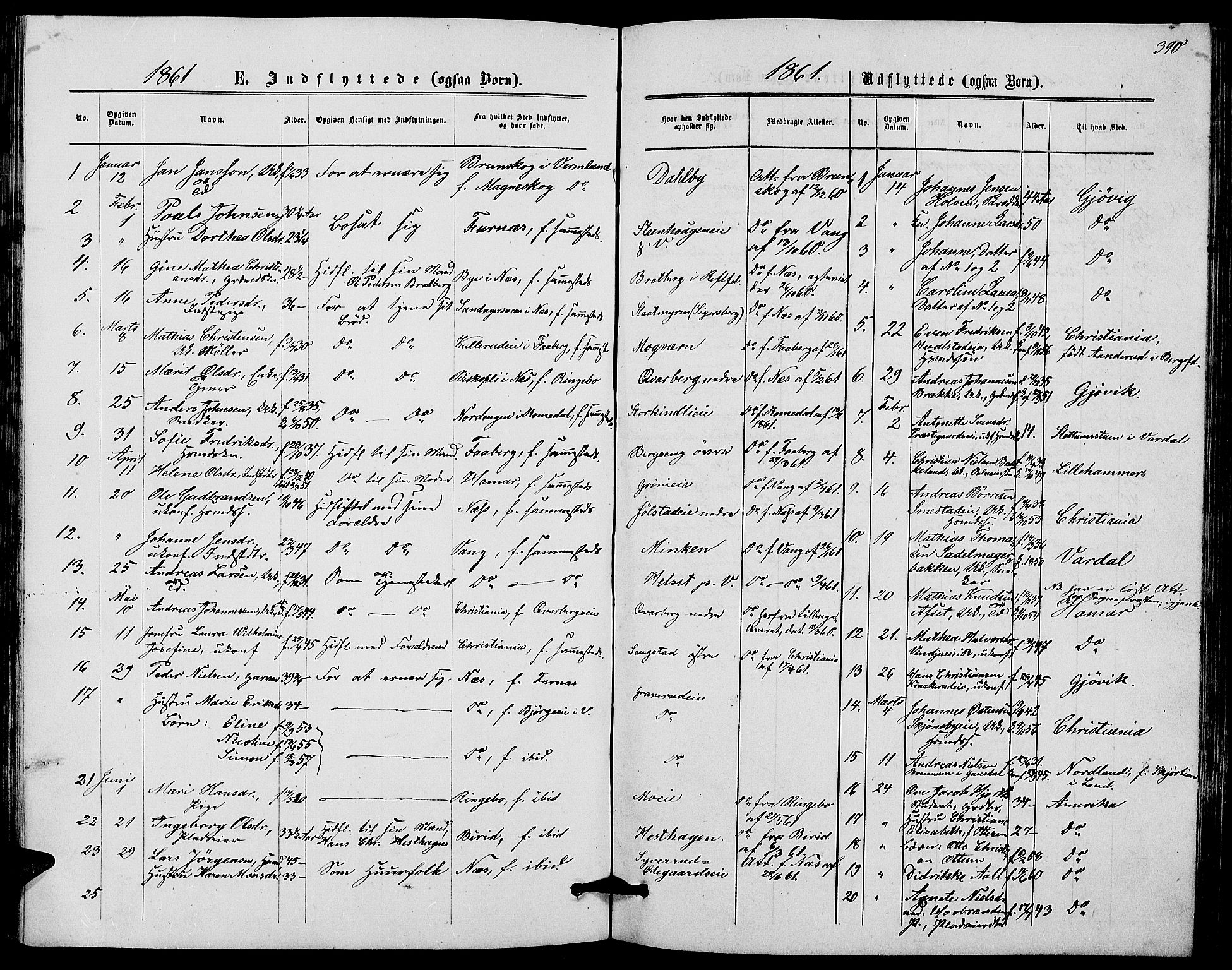 Ringsaker prestekontor, SAH/PREST-014/L/La/L0007: Parish register (copy) no. 7, 1861-1869, p. 390