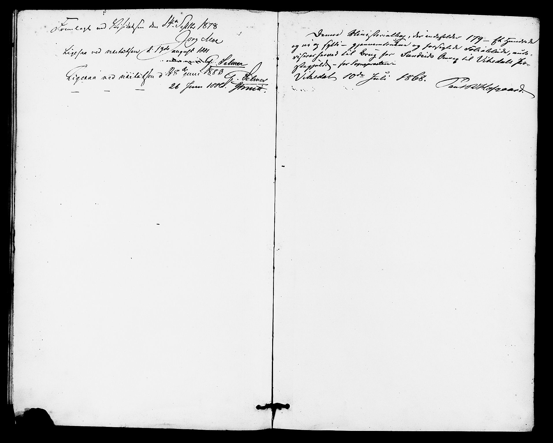 Vikedal sokneprestkontor, SAST/A-101840/01/IV: Parish register (official) no. A 8, 1868-1885