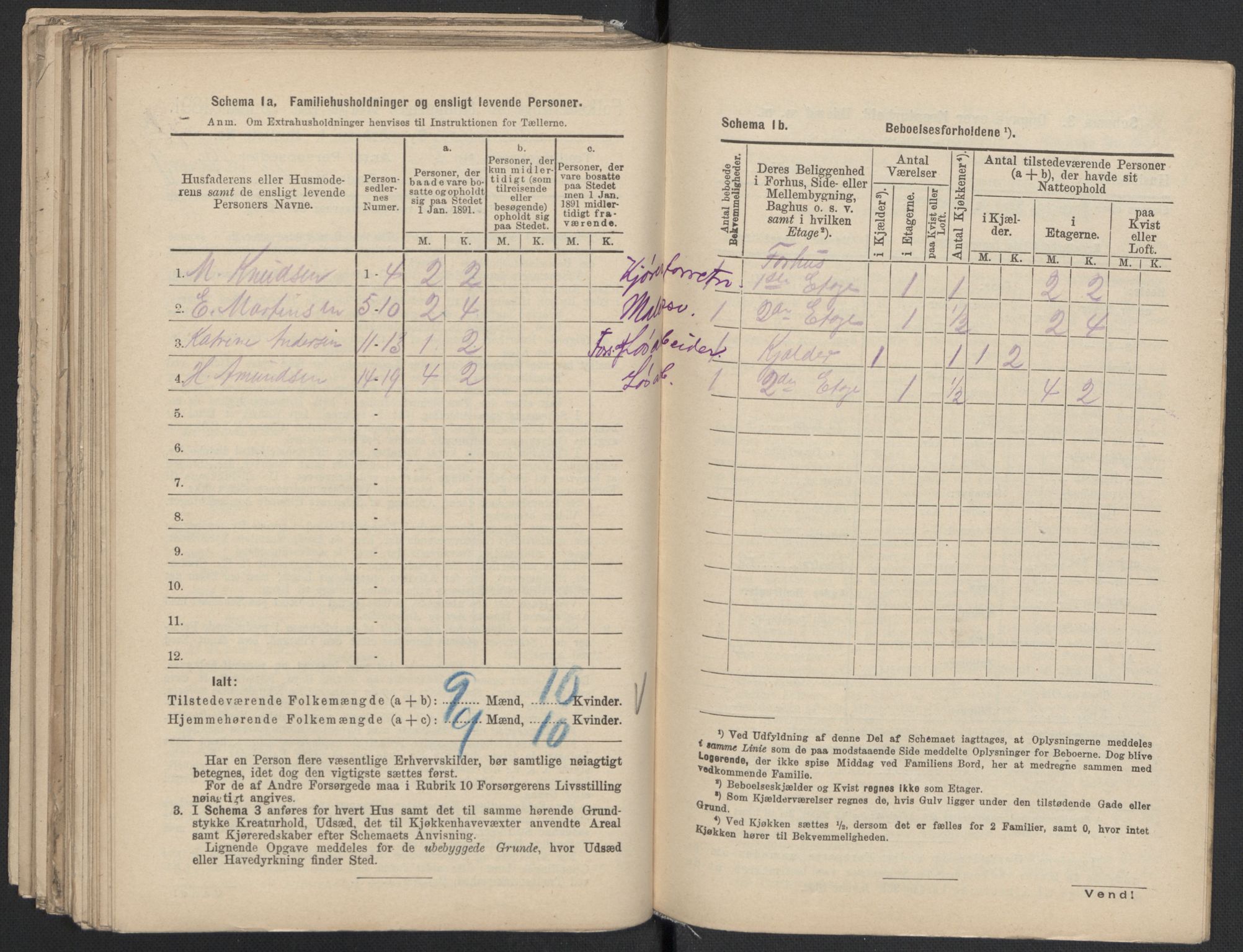 RA, 1891 Census for 1301 Bergen, 1891, p. 3772