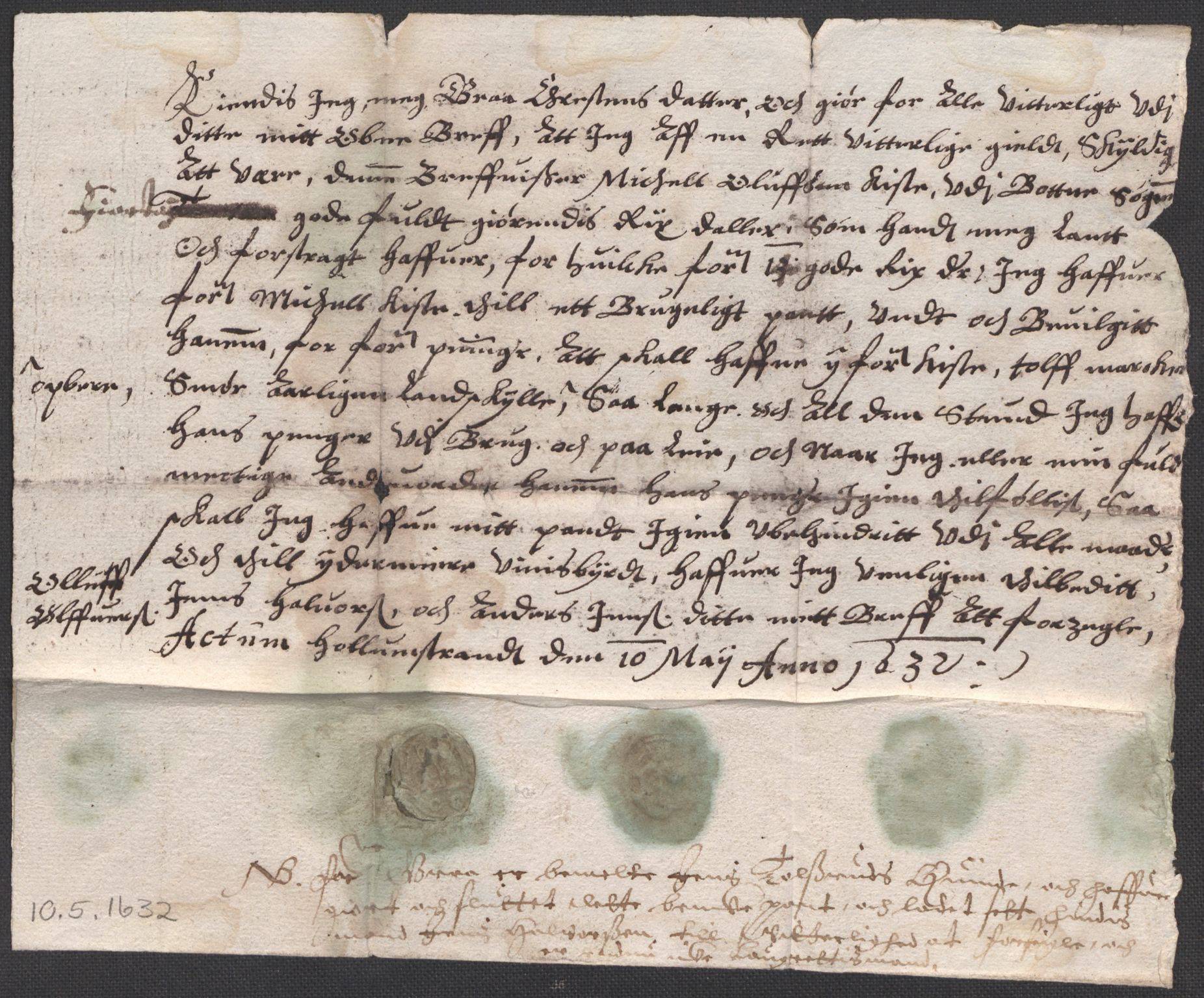 Riksarkivets diplomsamling, AV/RA-EA-5965/F12/L0006: Pk. 7 (III), 1589-1716, p. 77