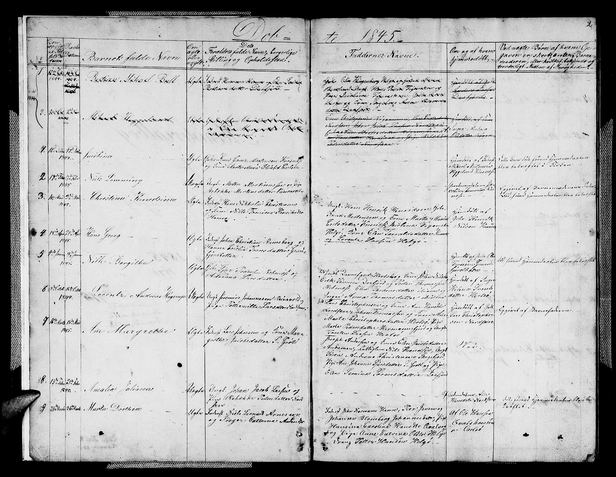 Karlsøy sokneprestembete, SATØ/S-1299/H/Ha/Hab/L0004klokker: Parish register (copy) no. 4, 1845-1870, p. 2