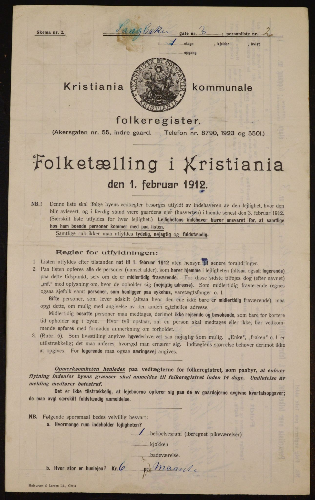 OBA, Municipal Census 1912 for Kristiania, 1912, p. 56621