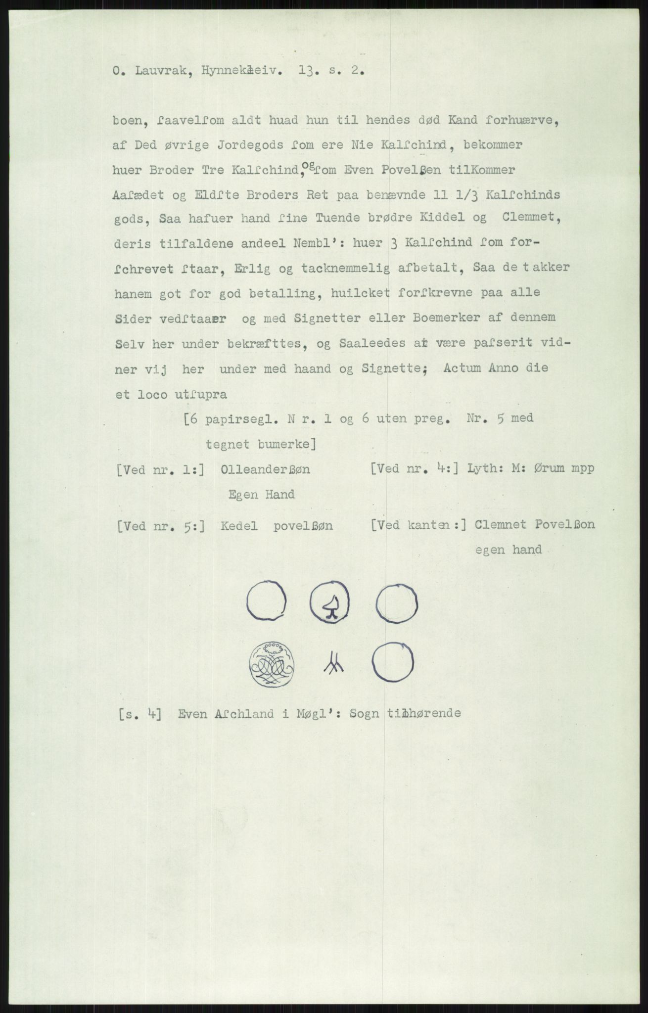 Samlinger til kildeutgivelse, Diplomavskriftsamlingen, AV/RA-EA-4053/H/Ha, p. 3110