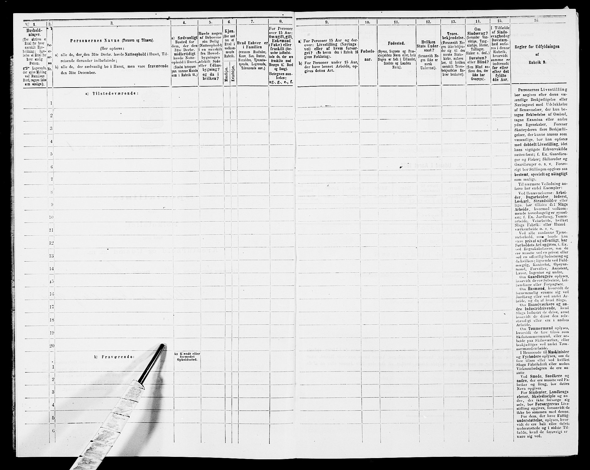 SAK, 1875 census for 1032P Lyngdal, 1875, p. 1522