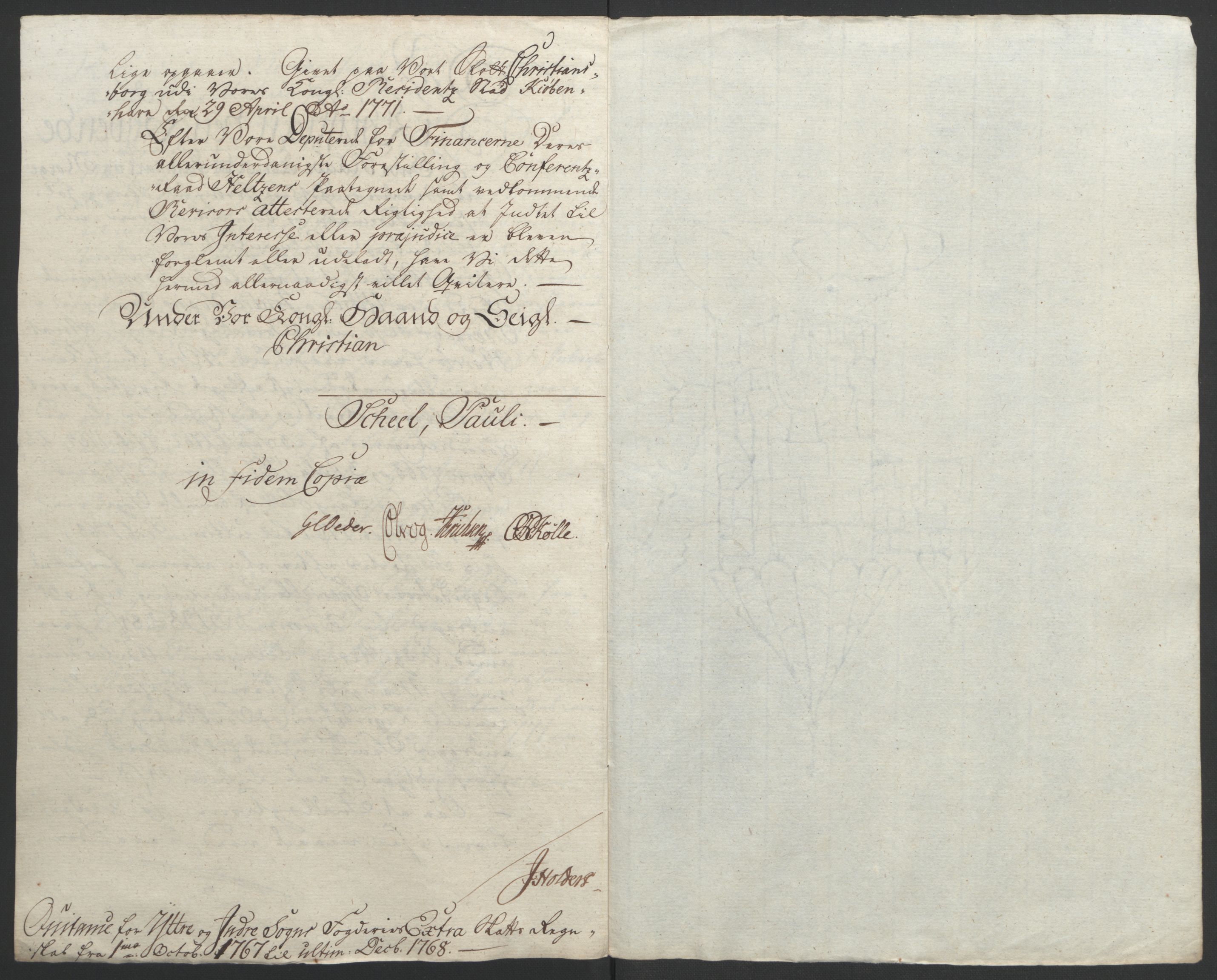 Rentekammeret inntil 1814, Realistisk ordnet avdeling, RA/EA-4070/Ol/L0018: [Gg 10]: Ekstraskatten, 23.09.1762. Sogn, 1762-1772, p. 168