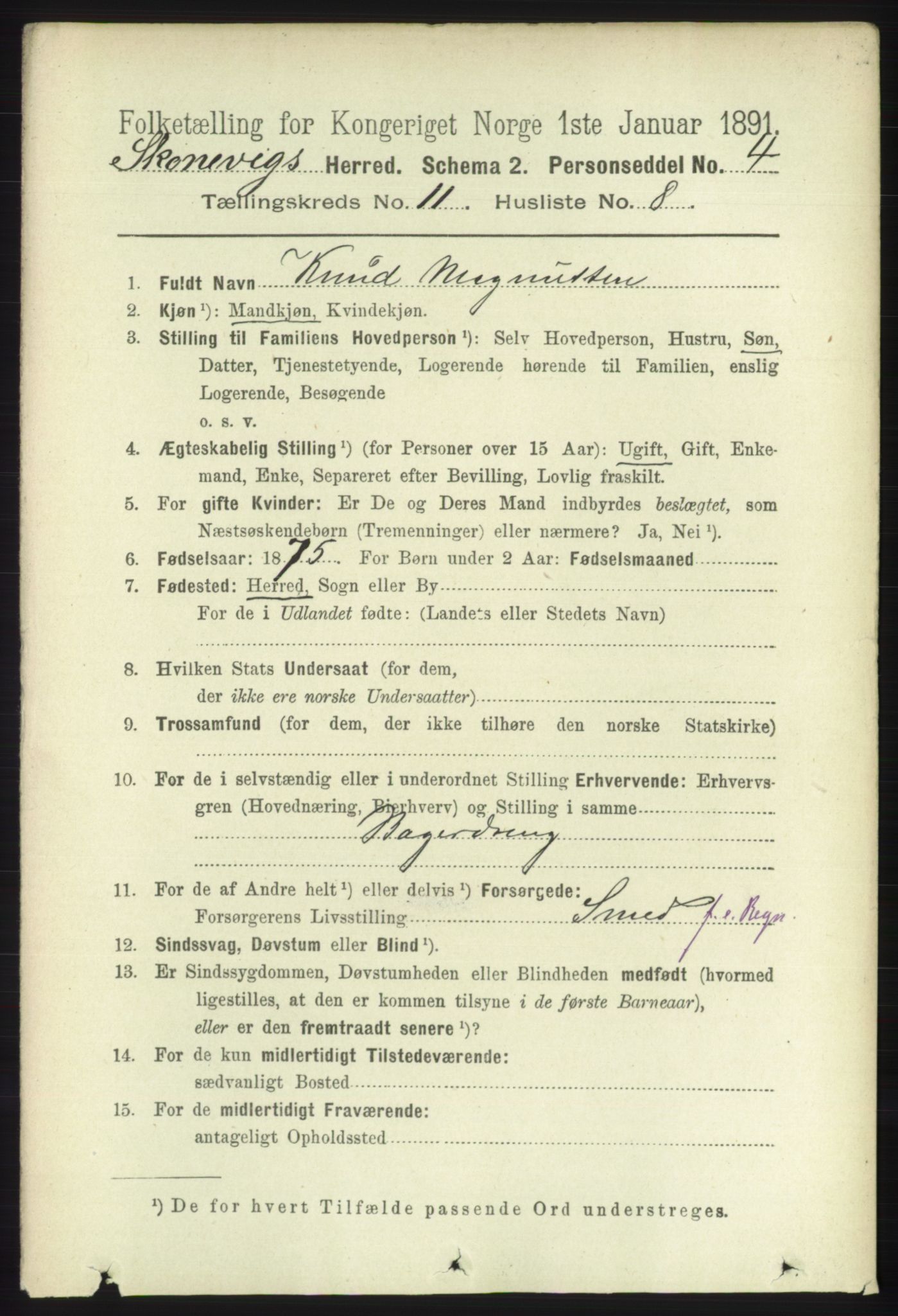 RA, 1891 census for 1212 Skånevik, 1891, p. 3370