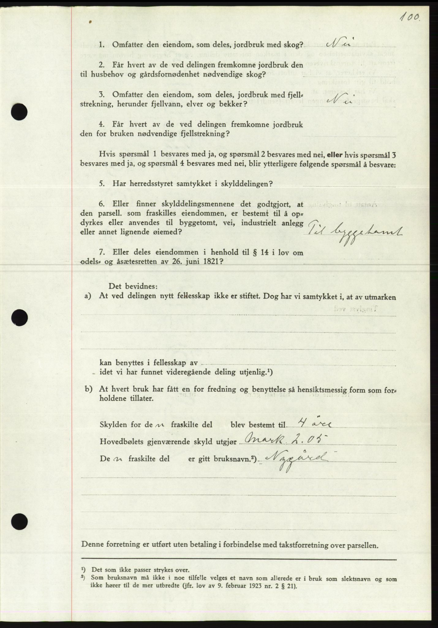 Søre Sunnmøre sorenskriveri, AV/SAT-A-4122/1/2/2C/L0067: Mortgage book no. 61, 1938-1939, Diary no: : 53/1939