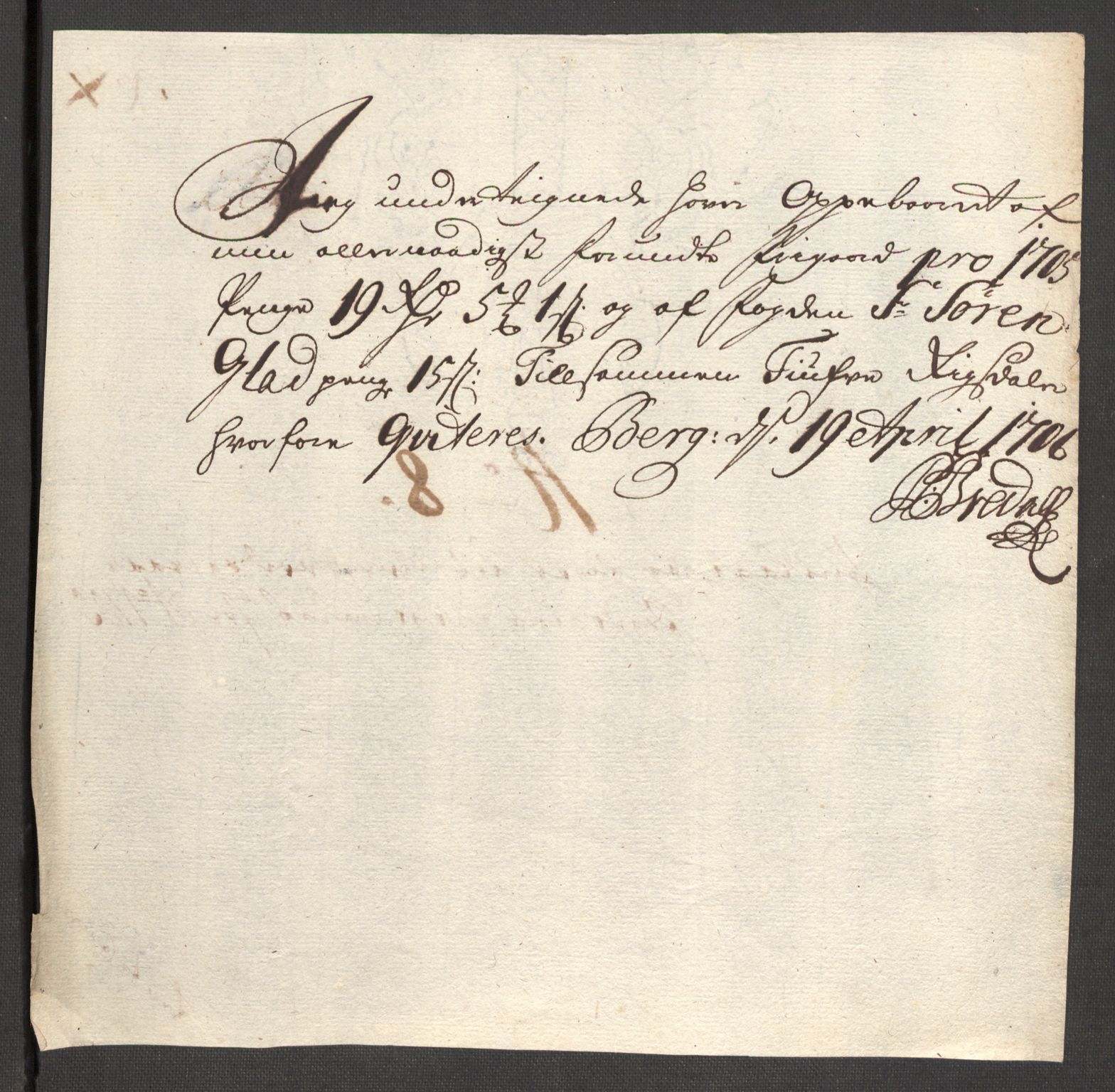 Rentekammeret inntil 1814, Reviderte regnskaper, Fogderegnskap, AV/RA-EA-4092/R51/L3187: Fogderegnskap Nordhordland og Voss, 1704-1705, p. 348