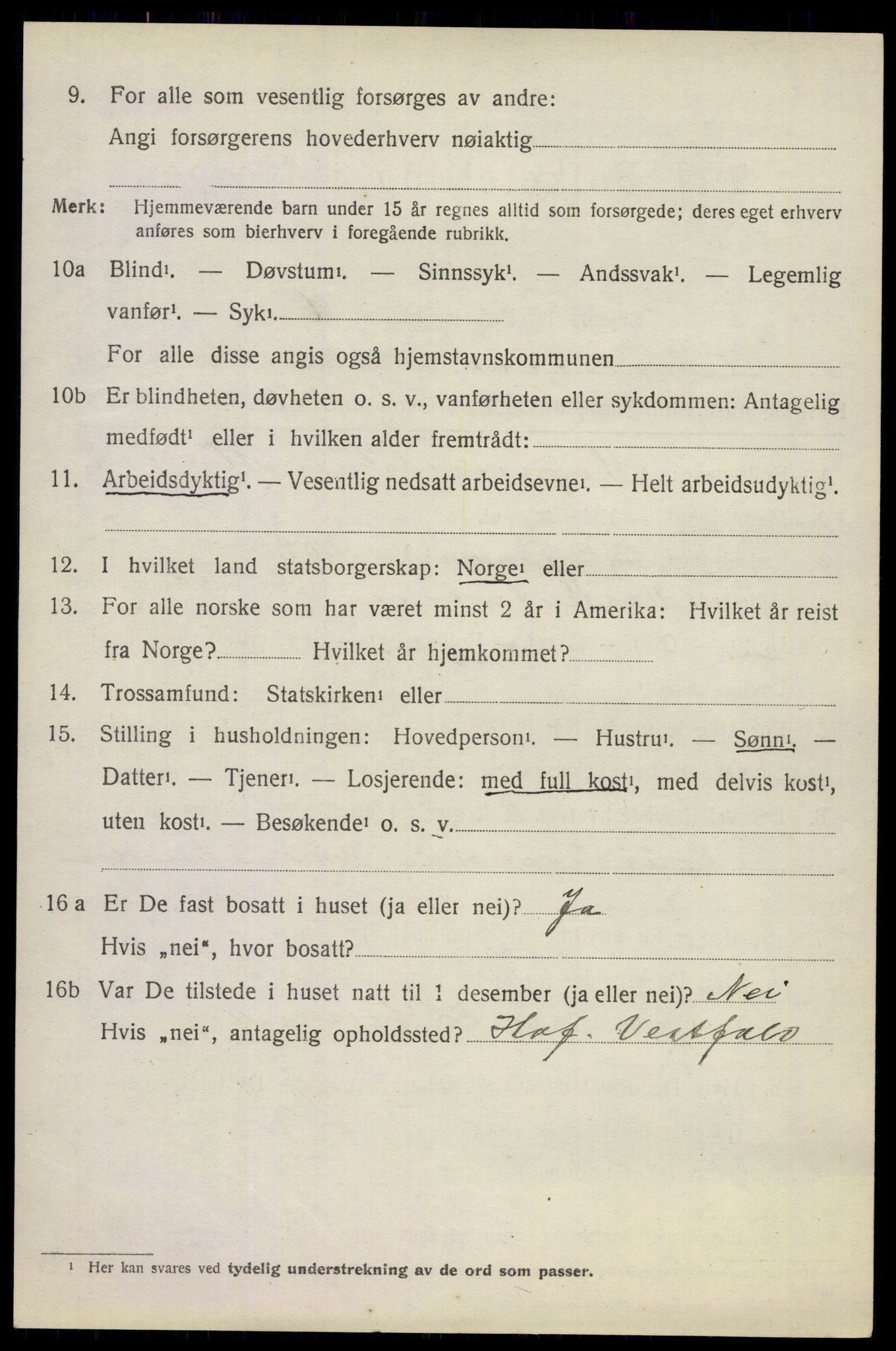 SAKO, 1920 census for Ramnes, 1920, p. 6375