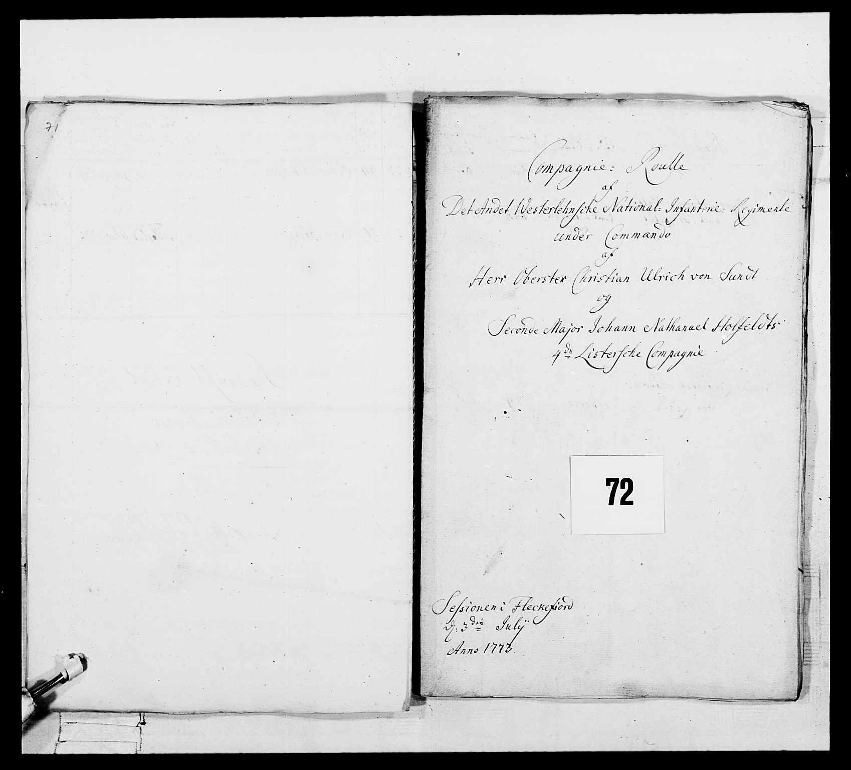 Generalitets- og kommissariatskollegiet, Det kongelige norske kommissariatskollegium, AV/RA-EA-5420/E/Eh/L0105: 2. Vesterlenske nasjonale infanteriregiment, 1766-1773, p. 467