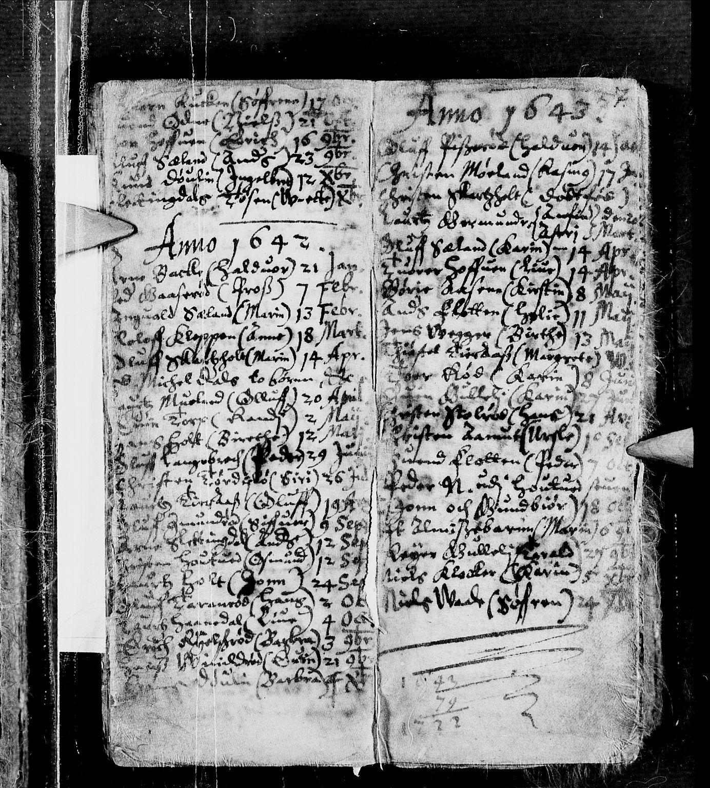 Andebu kirkebøker, SAKO/A-336/F/Fa/L0001: Parish register (official) no. 1 /1, 1623-1738, p. 7
