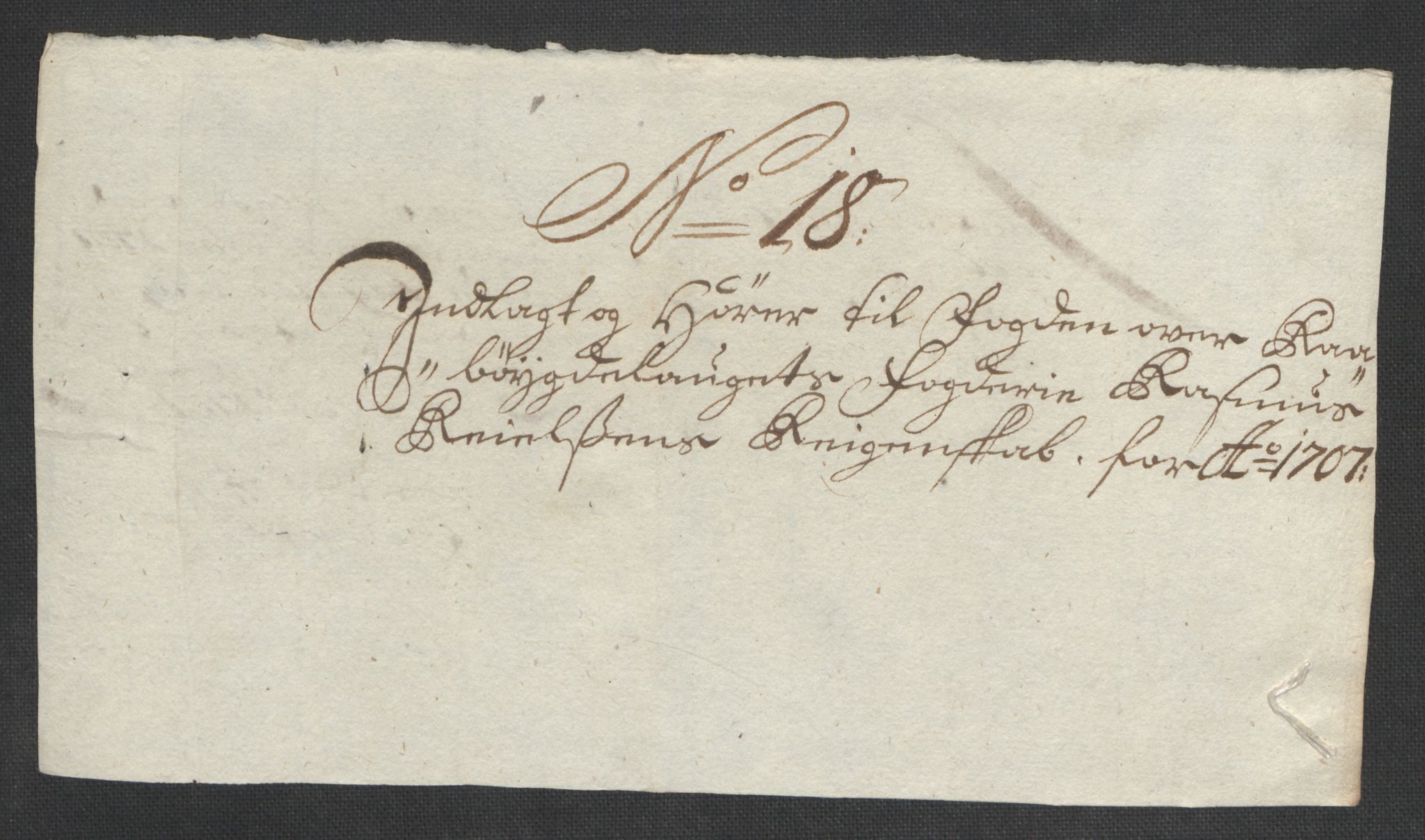 Rentekammeret inntil 1814, Reviderte regnskaper, Fogderegnskap, RA/EA-4092/R40/L2448: Fogderegnskap Råbyggelag, 1706-1708, p. 236