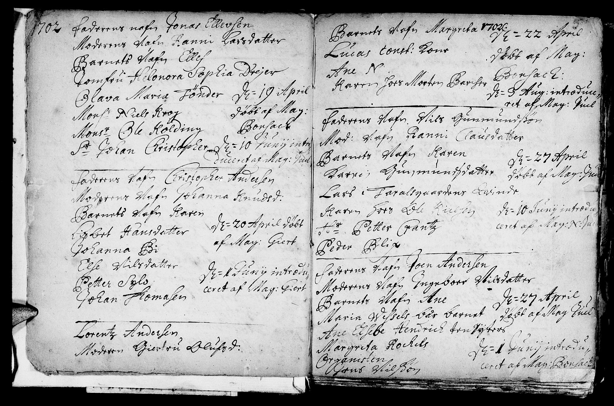 Ministerialprotokoller, klokkerbøker og fødselsregistre - Sør-Trøndelag, AV/SAT-A-1456/601/L0034: Parish register (official) no. 601A02, 1702-1714, p. 5