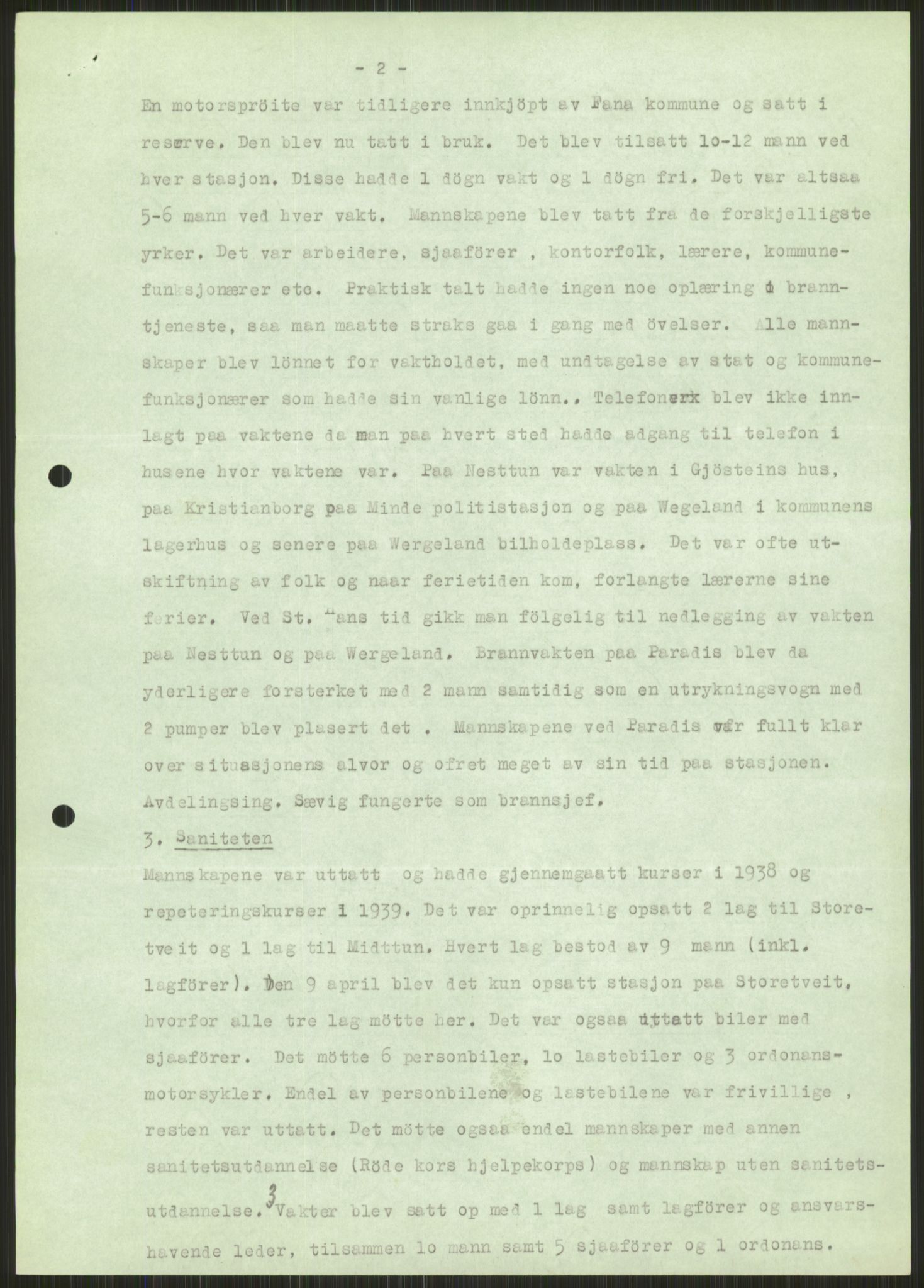 Forsvaret, Forsvarets krigshistoriske avdeling, AV/RA-RAFA-2017/Y/Ya/L0015: II-C-11-31 - Fylkesmenn.  Rapporter om krigsbegivenhetene 1940., 1940, p. 296