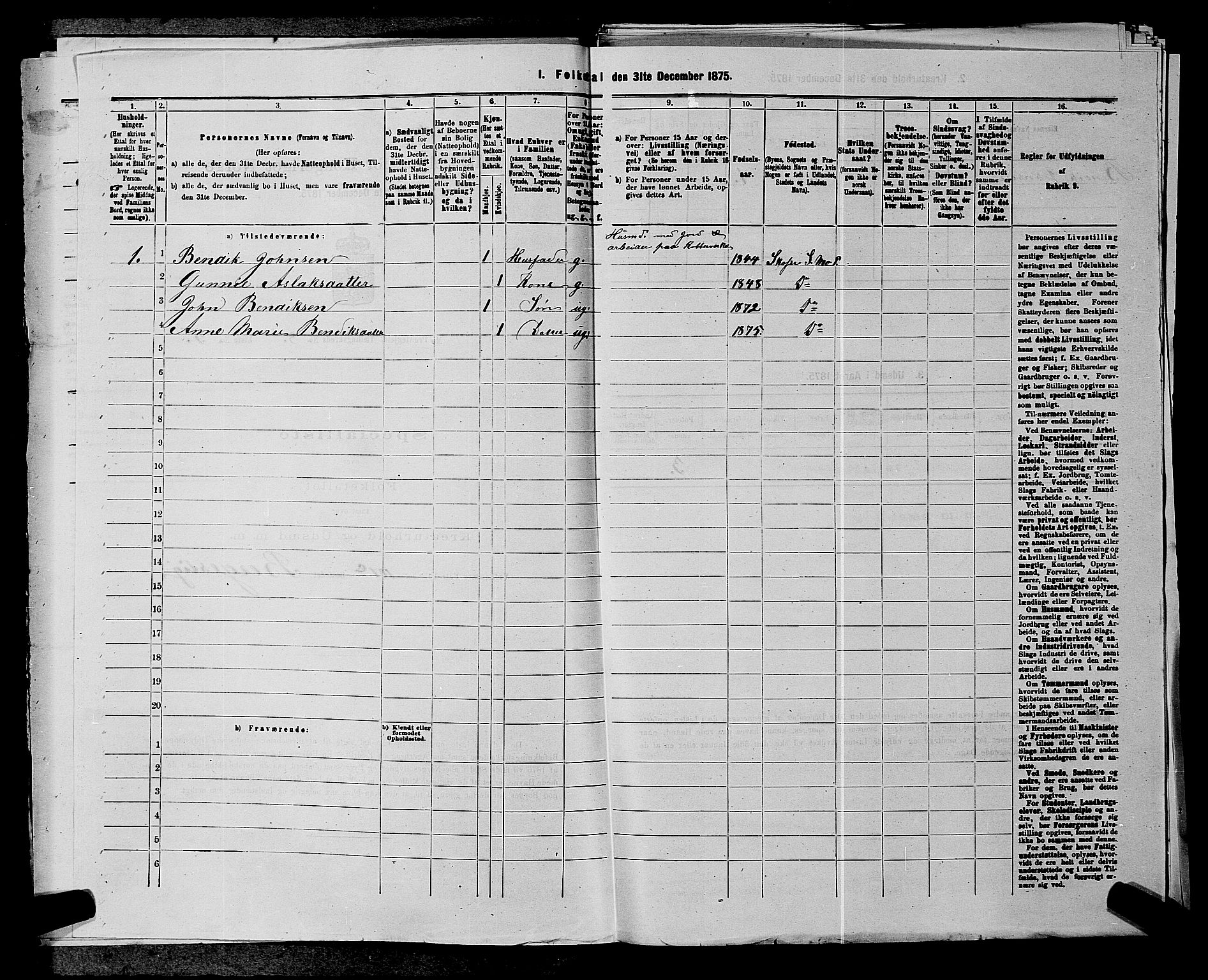 SAKO, 1875 census for 0832P Mo, 1875, p. 623