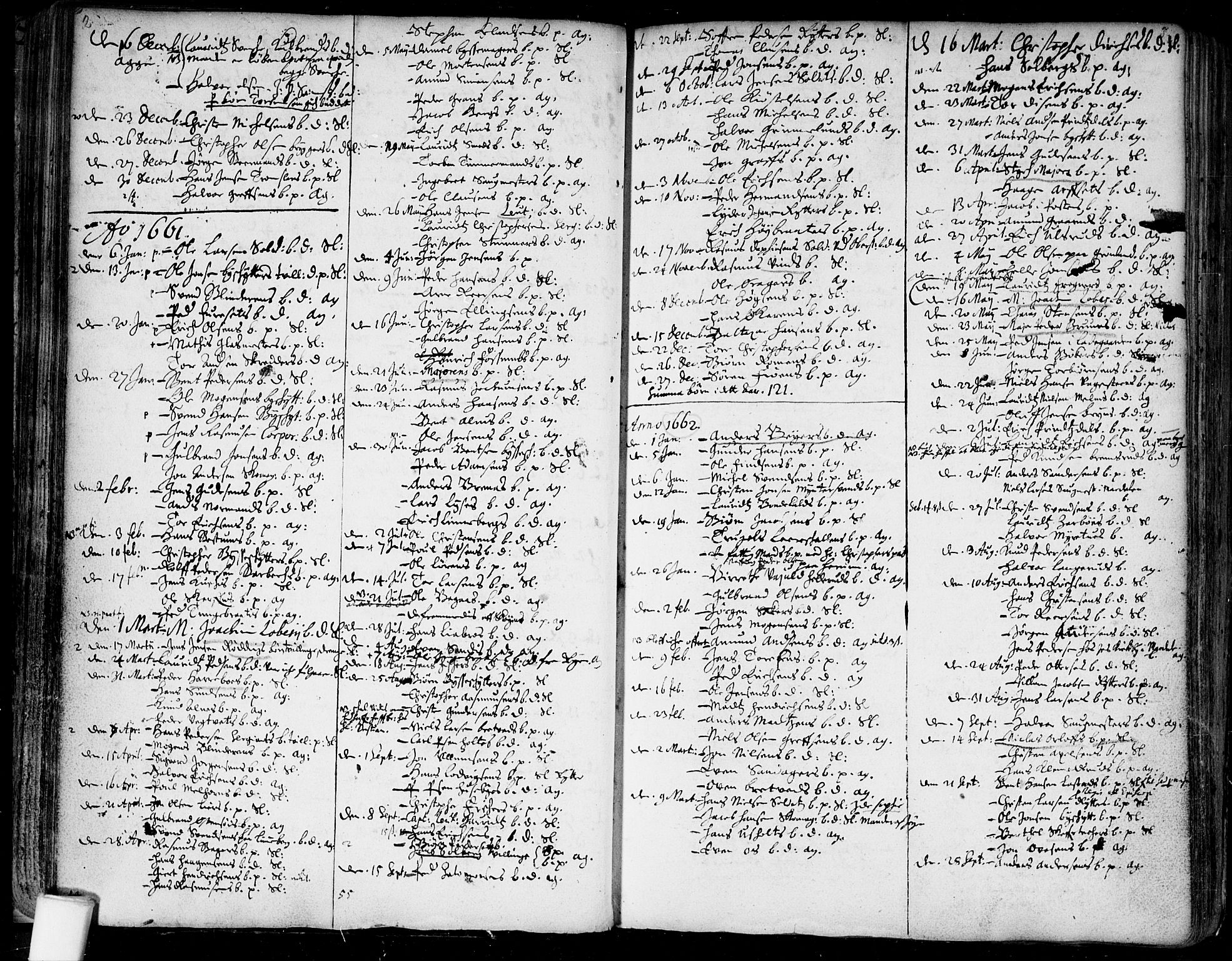 Aker prestekontor kirkebøker, SAO/A-10861/F/L0001: Parish register (official) no. 1, 1656-1688