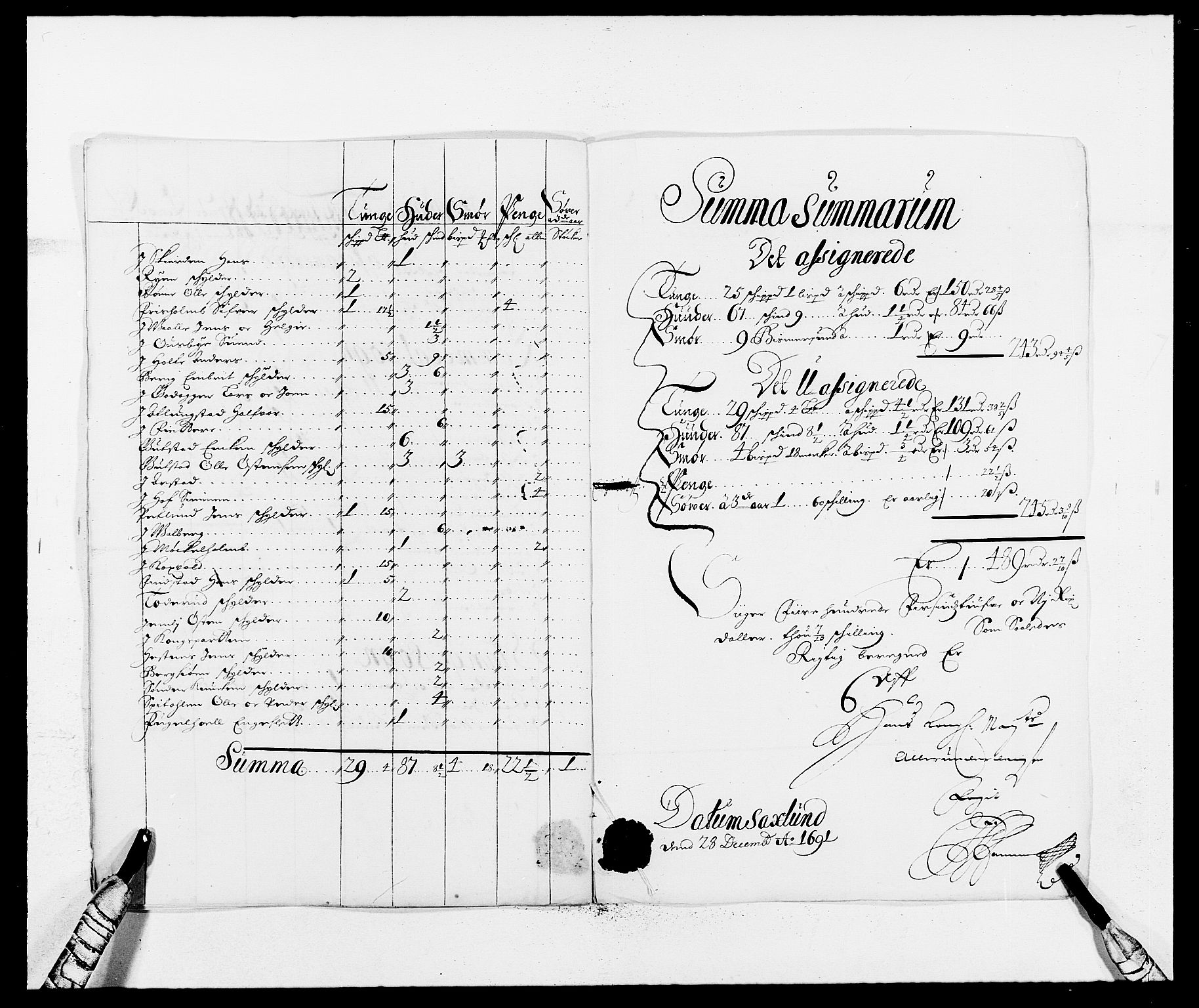 Rentekammeret inntil 1814, Reviderte regnskaper, Fogderegnskap, AV/RA-EA-4092/R16/L1030: Fogderegnskap Hedmark, 1689-1691, p. 334