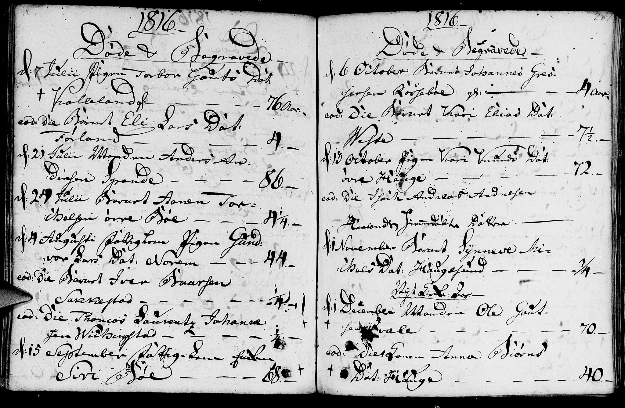 Torvastad sokneprestkontor, AV/SAST-A -101857/H/Ha/Haa/L0002: Parish register (official) no. A 2, 1801-1817, p. 287