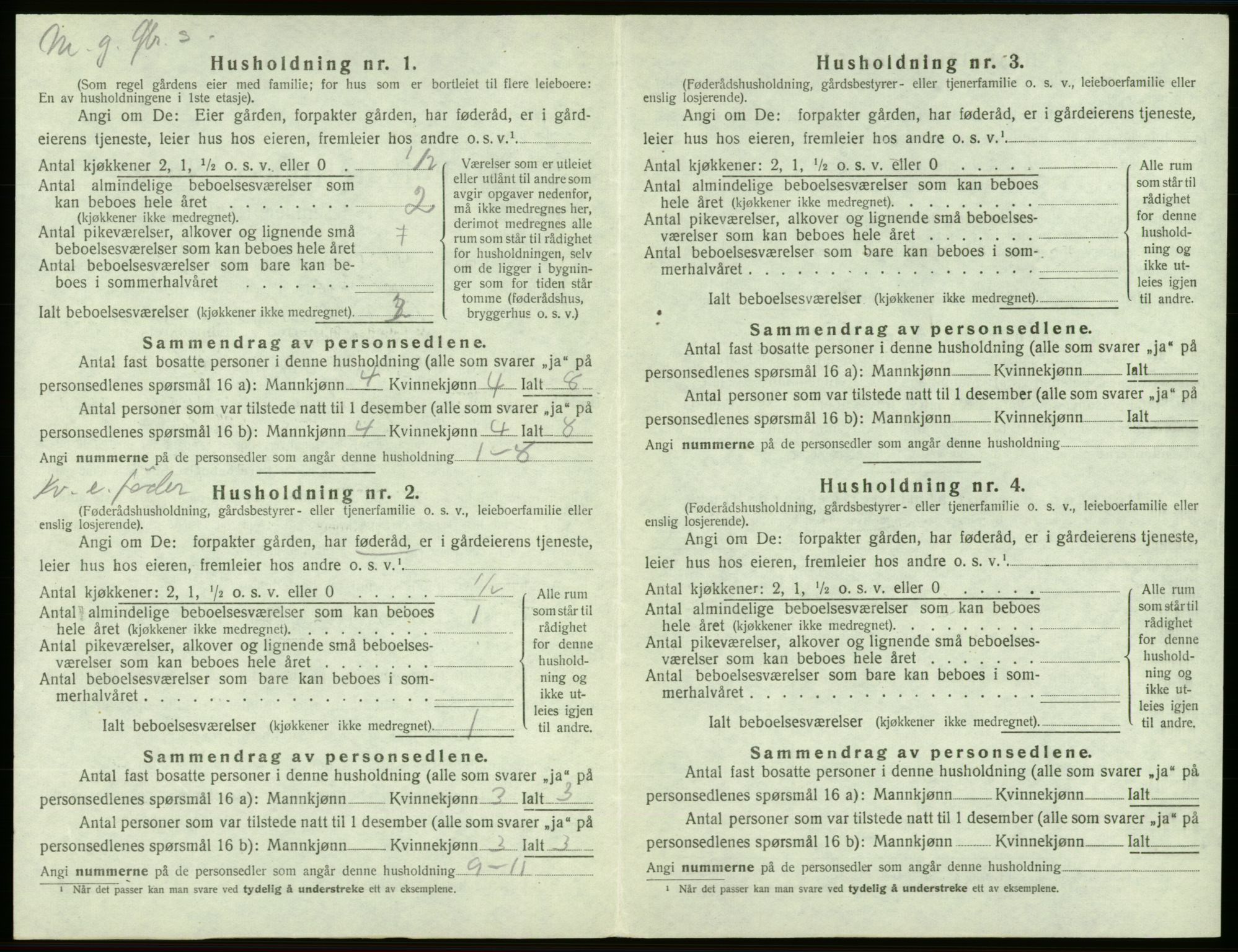 SAB, 1920 census for Sveio, 1920, p. 404