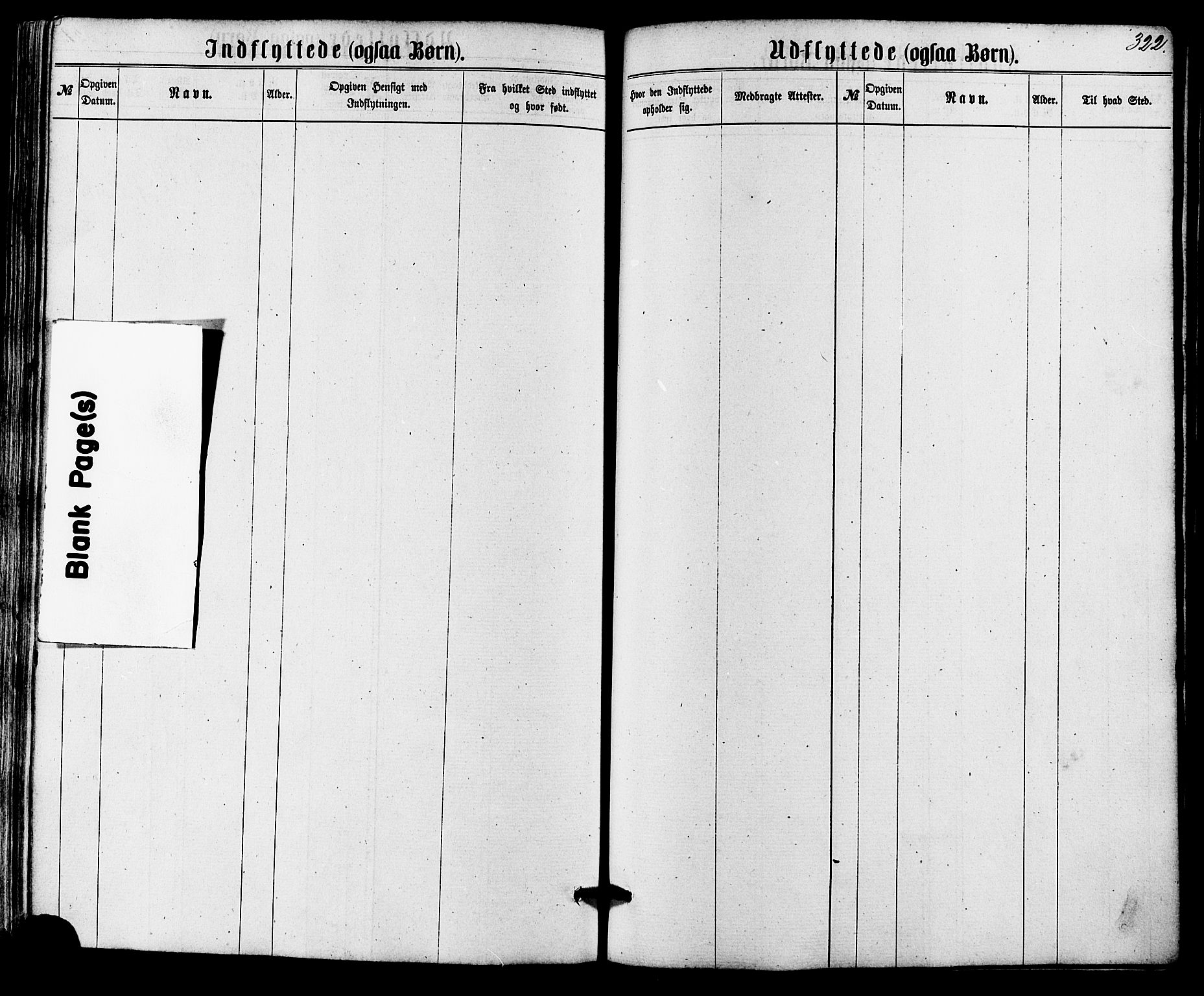 Ministerialprotokoller, klokkerbøker og fødselsregistre - Møre og Romsdal, SAT/A-1454/536/L0498: Parish register (official) no. 536A07, 1862-1875, p. 322