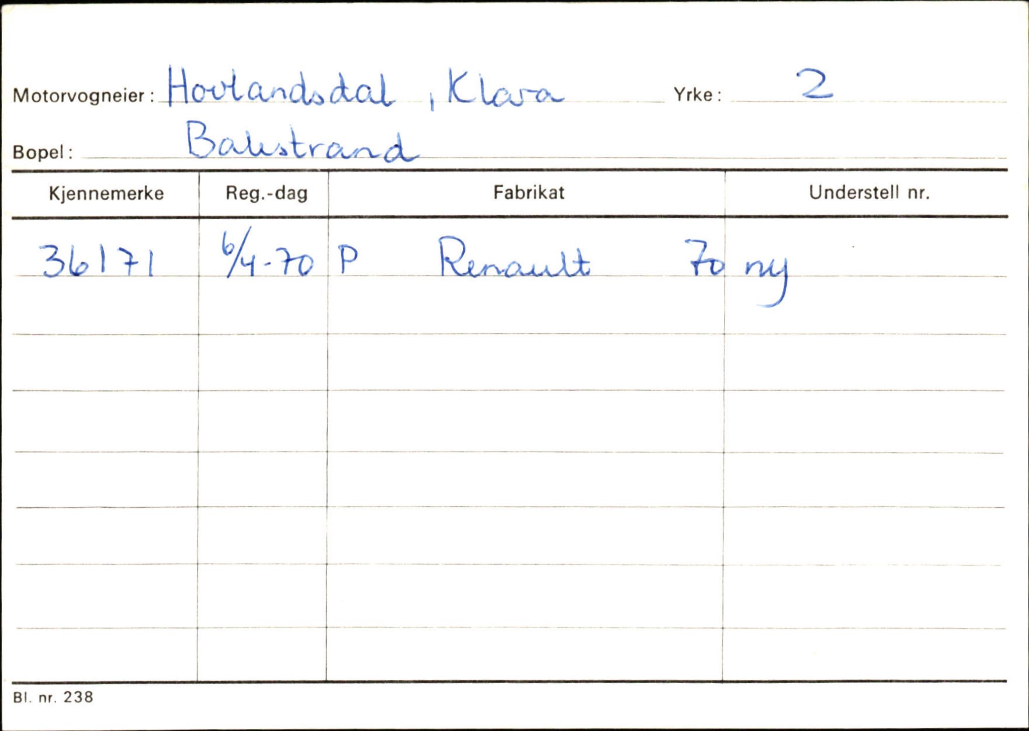 Statens vegvesen, Sogn og Fjordane vegkontor, AV/SAB-A-5301/4/F/L0132: Eigarregister Askvoll A-Å. Balestrand A-Å, 1945-1975, p. 1877