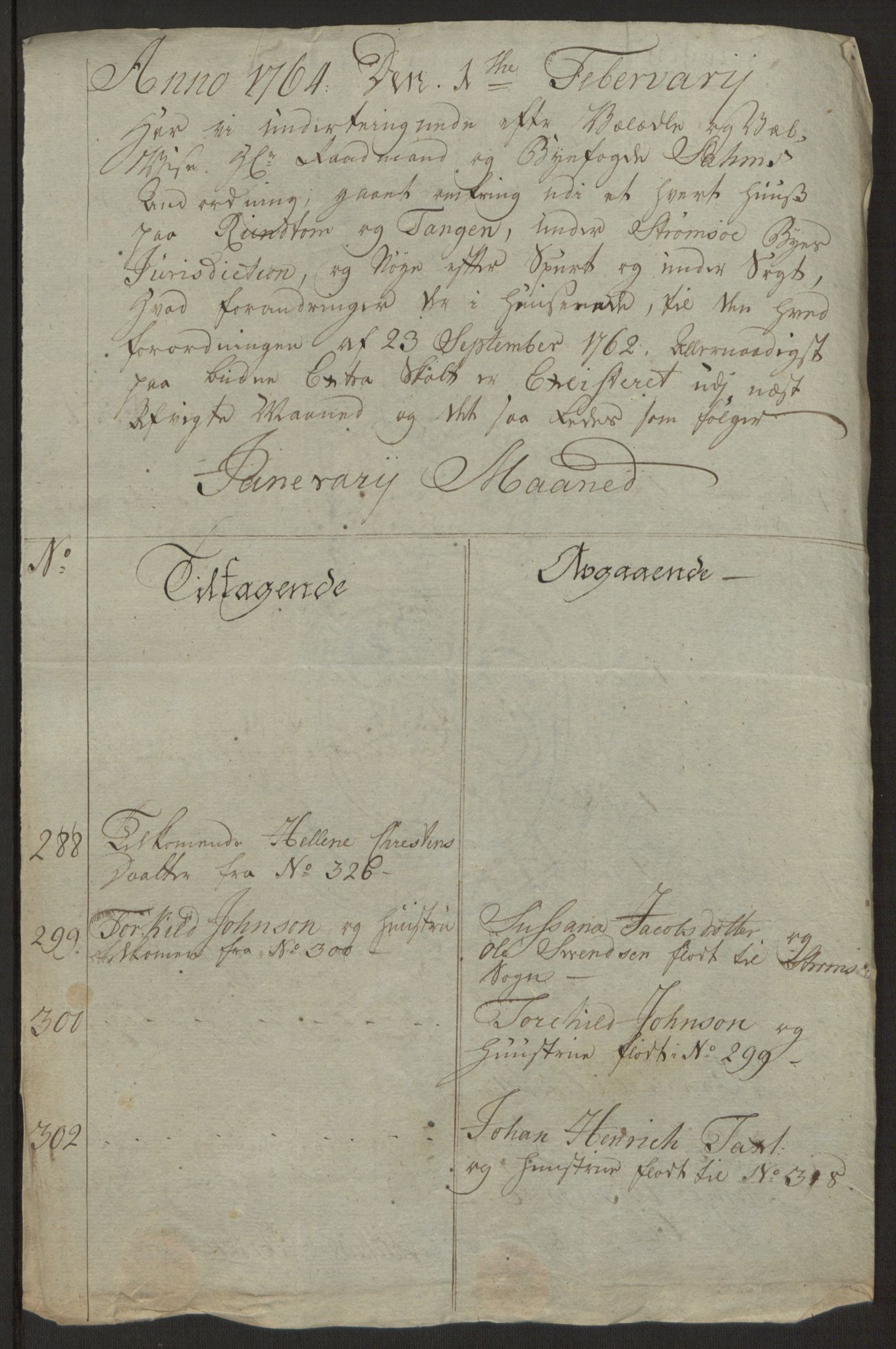 Rentekammeret inntil 1814, Reviderte regnskaper, Byregnskaper, AV/RA-EA-4066/R/Rg/L0144/0001: [G4] Kontribusjonsregnskap / Ekstraskatt, 1762-1767, p. 265