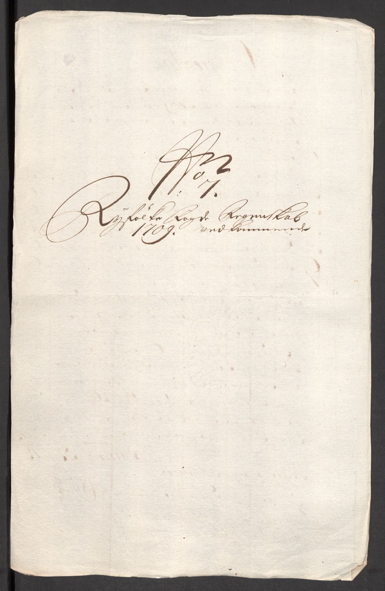 Rentekammeret inntil 1814, Reviderte regnskaper, Fogderegnskap, AV/RA-EA-4092/R47/L2861: Fogderegnskap Ryfylke, 1706-1709, p. 399