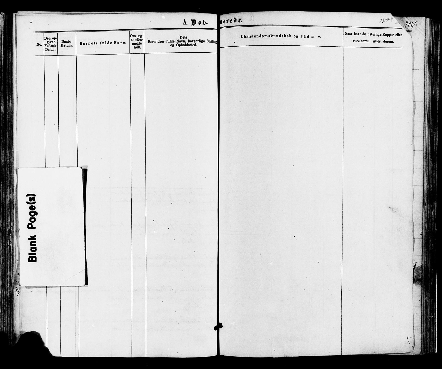 Øystre Slidre prestekontor, AV/SAH-PREST-138/H/Ha/Haa/L0002: Parish register (official) no. 2, 1874-1886, p. 203