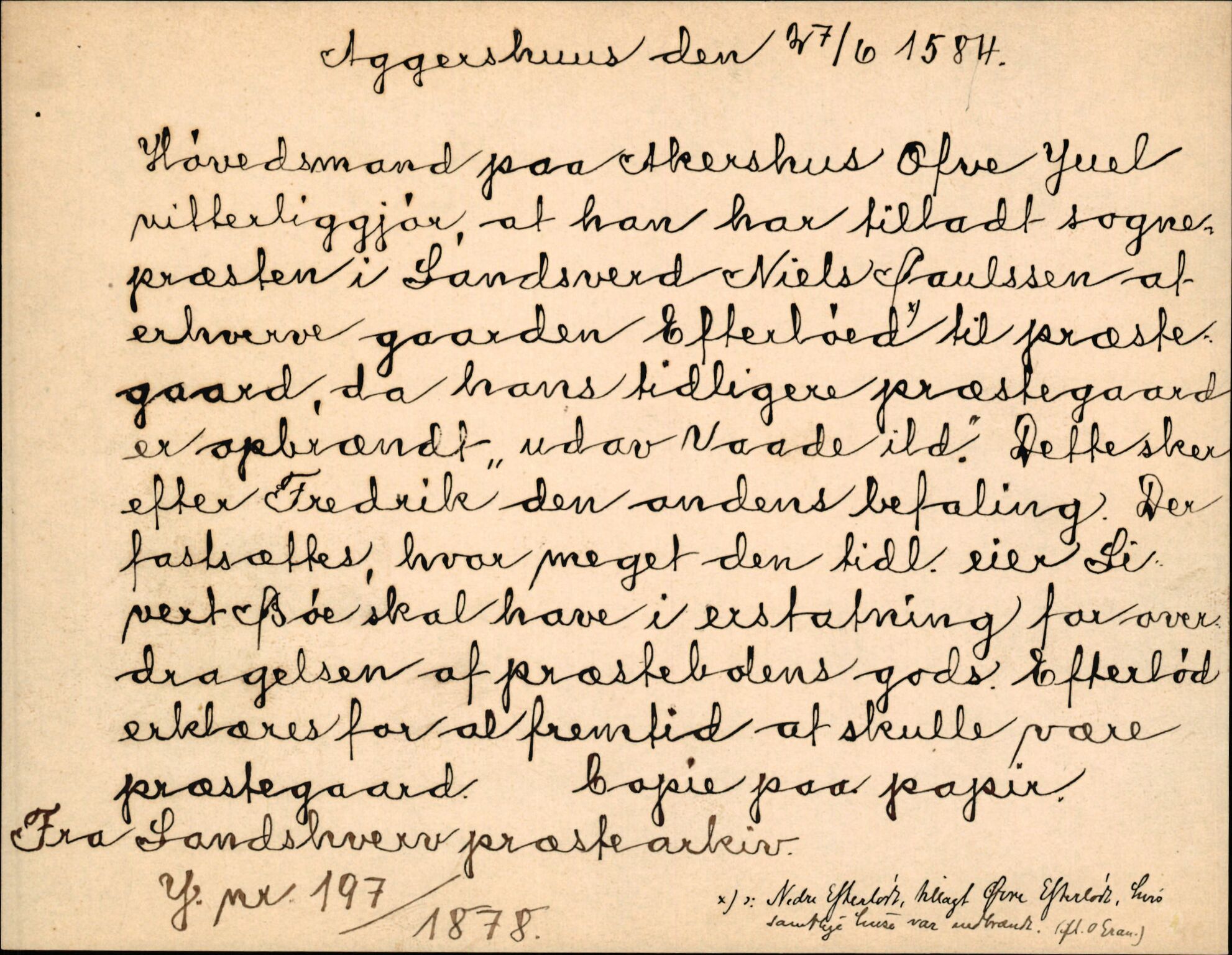 Riksarkivets diplomsamling, AV/RA-EA-5965/F35/F35k/L0002: Regestsedler: Prestearkiver fra Hedmark, Oppland, Buskerud og Vestfold, p. 395