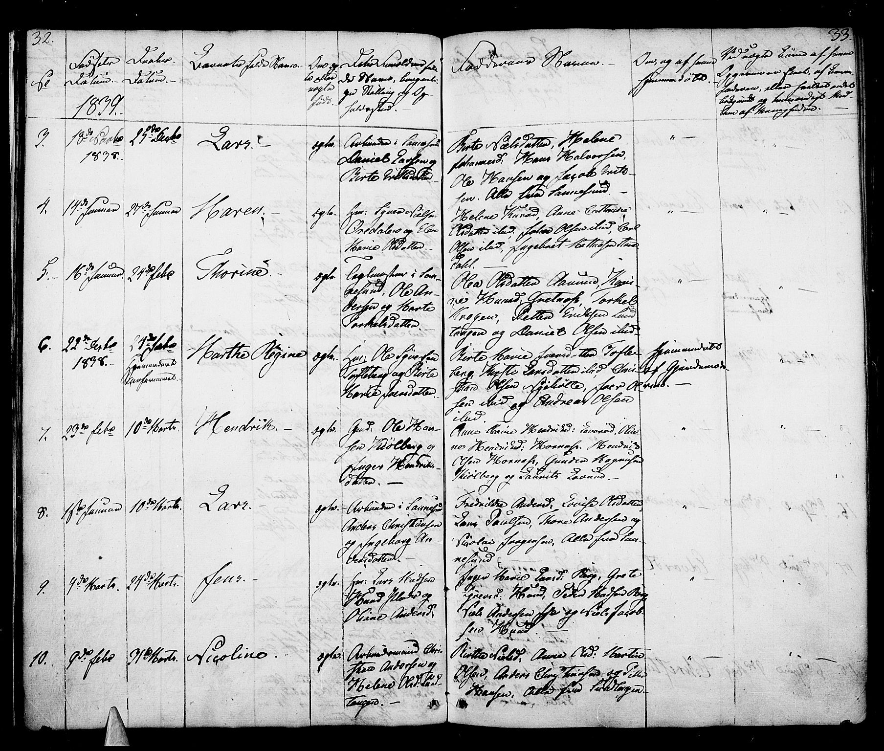 Borge prestekontor Kirkebøker, AV/SAO-A-10903/F/Fa/L0004: Parish register (official) no. I 4, 1836-1848, p. 32-33