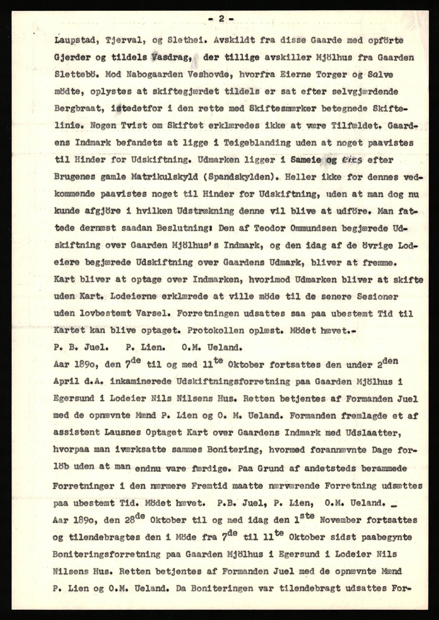 Statsarkivet i Stavanger, SAST/A-101971/03/Y/Yj/L0058: Avskrifter sortert etter gårdsnavn: Meling i Håland - Mjølsnes øvre, 1750-1930, p. 443