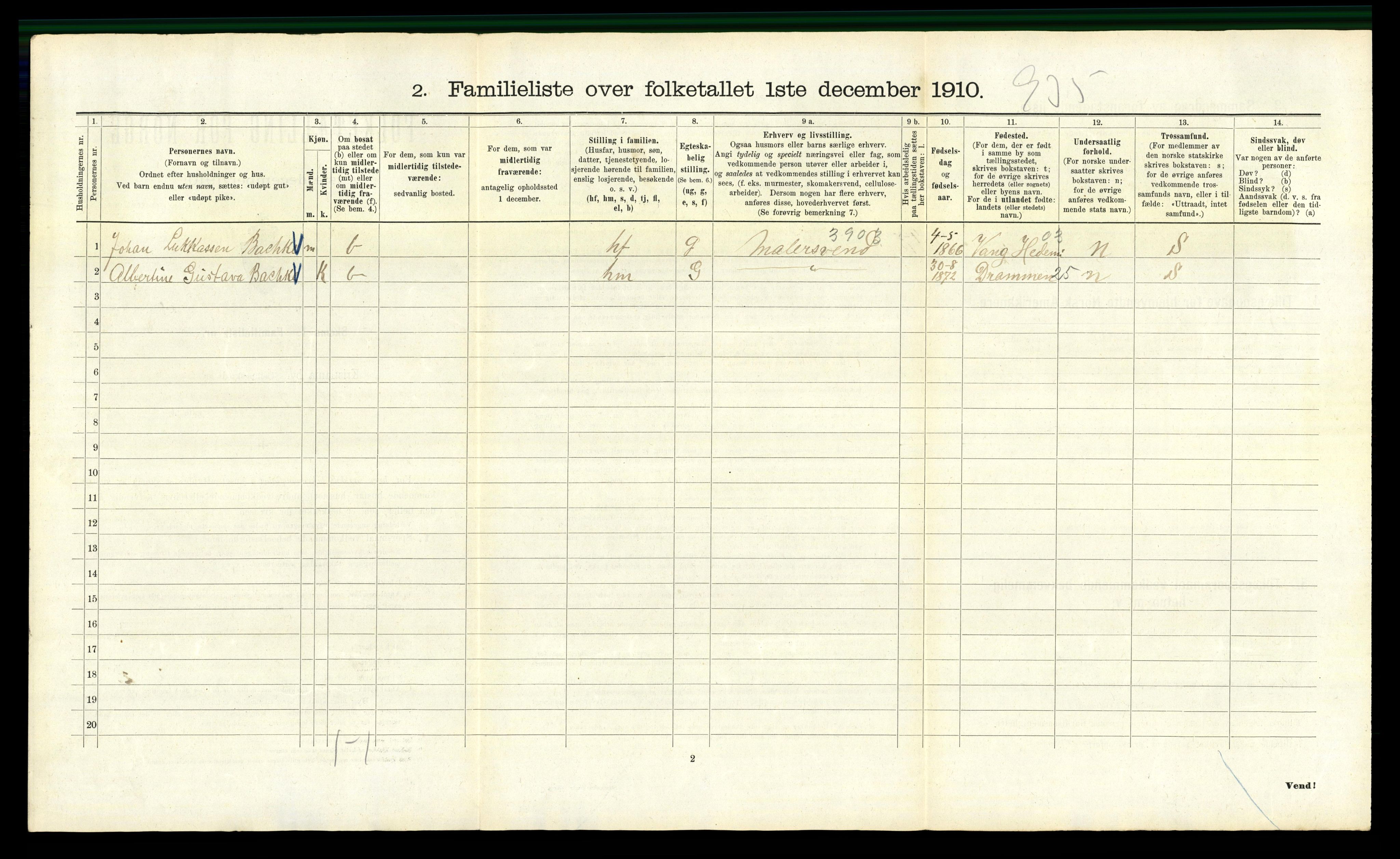 RA, 1910 census for Kristiania, 1910, p. 98680