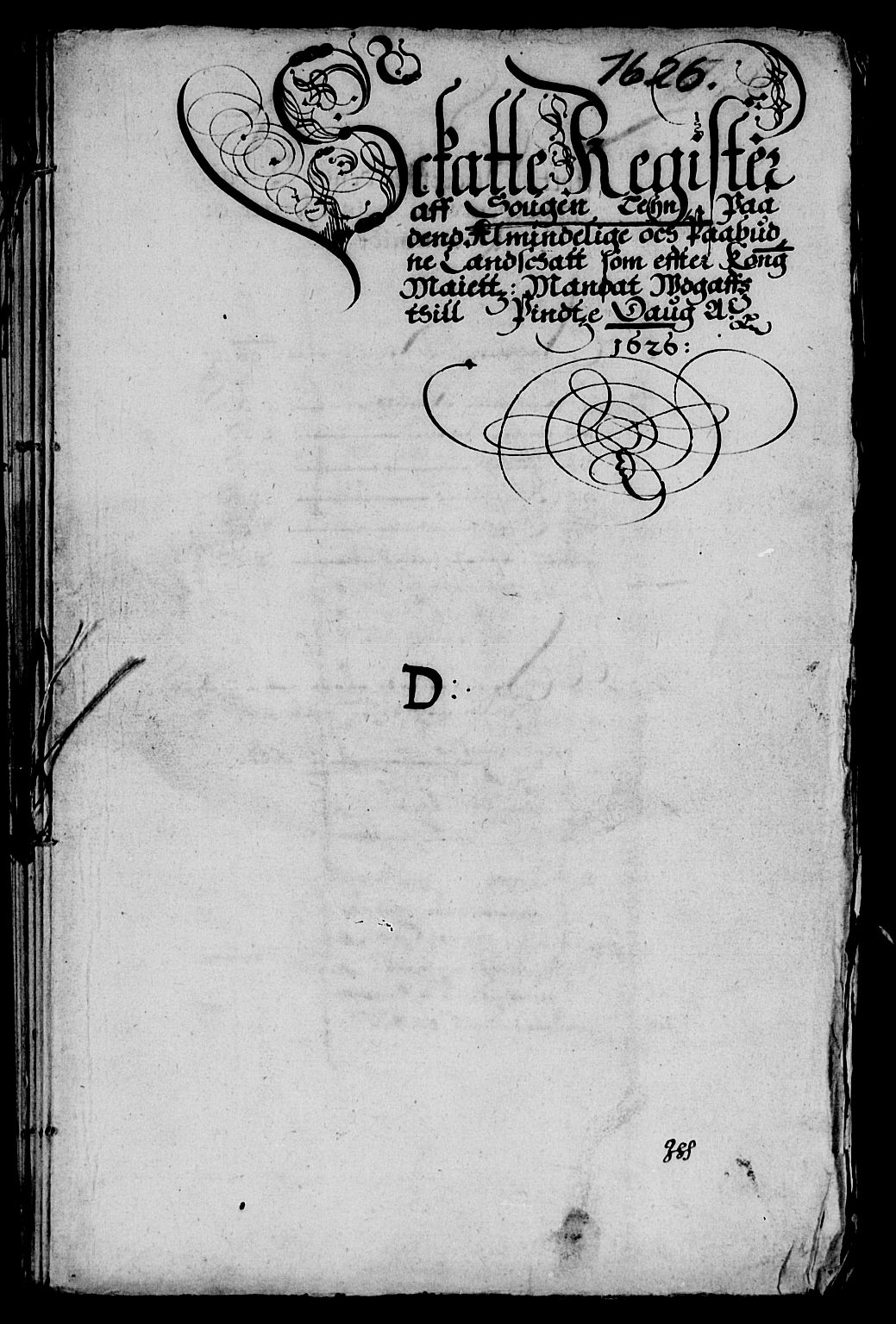 Rentekammeret inntil 1814, Reviderte regnskaper, Lensregnskaper, AV/RA-EA-5023/R/Rb/Rbt/L0042: Bergenhus len, 1626
