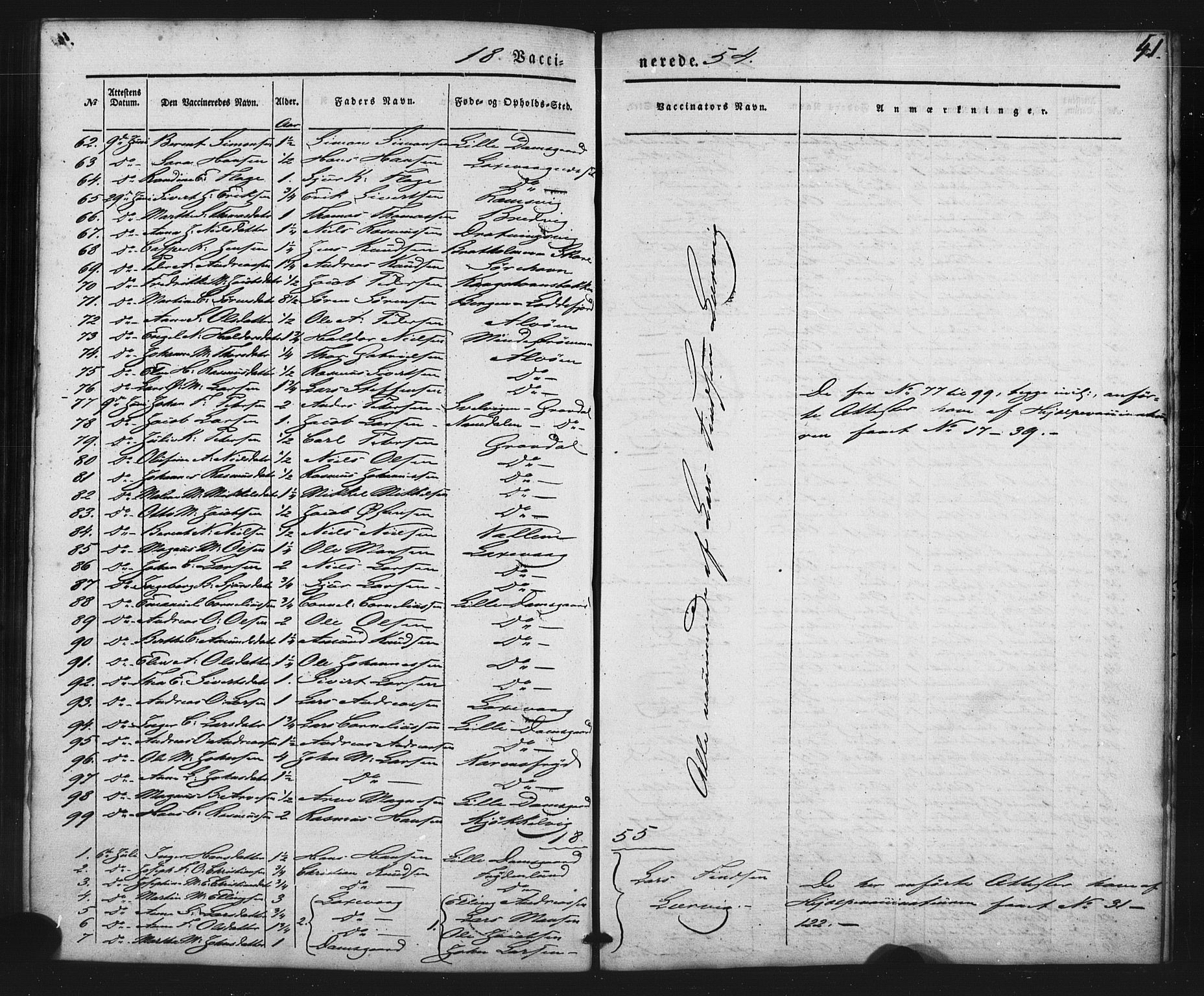 Askøy Sokneprestembete, SAB/A-74101/H/Ha/Haa/Haaa/L0011: Parish register (official) no. A 11, 1846-1856, p. 41