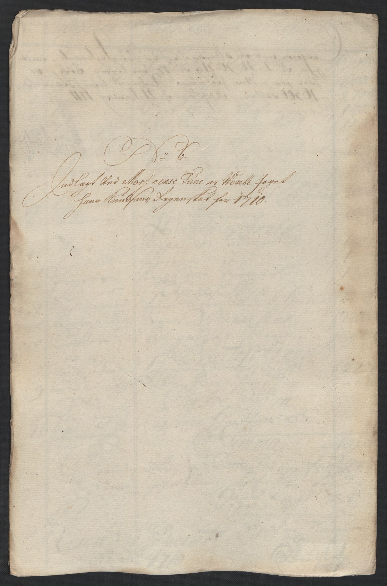 Rentekammeret inntil 1814, Reviderte regnskaper, Fogderegnskap, RA/EA-4092/R04/L0135: Fogderegnskap Moss, Onsøy, Tune, Veme og Åbygge, 1709-1710, p. 292