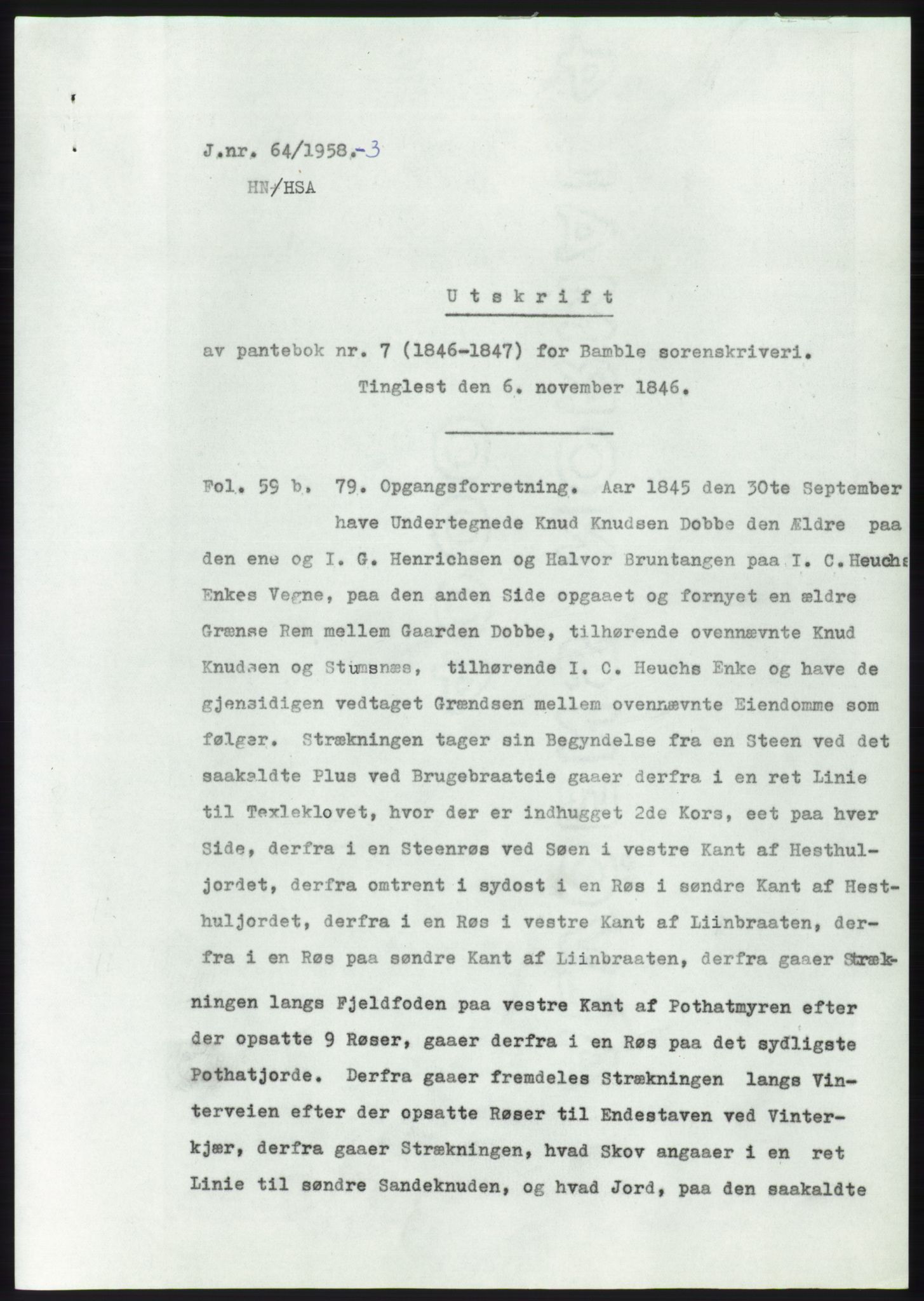 Statsarkivet i Kongsberg, SAKO/A-0001, 1957-1958, p. 241