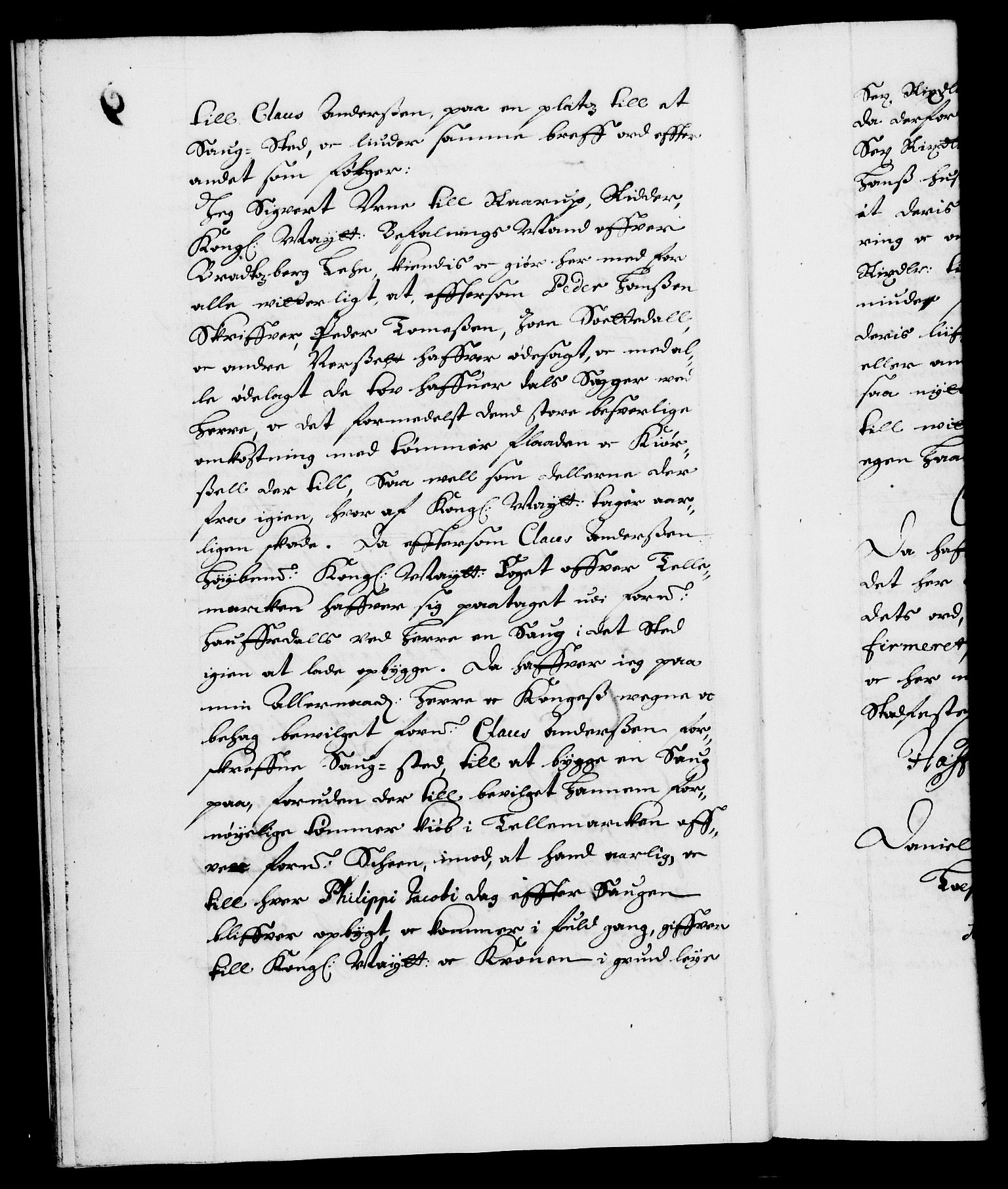 Danske Kanselli 1572-1799, RA/EA-3023/F/Fc/Fca/Fcaa/L0009: Norske registre (mikrofilm), 1657-1660, p. 9b