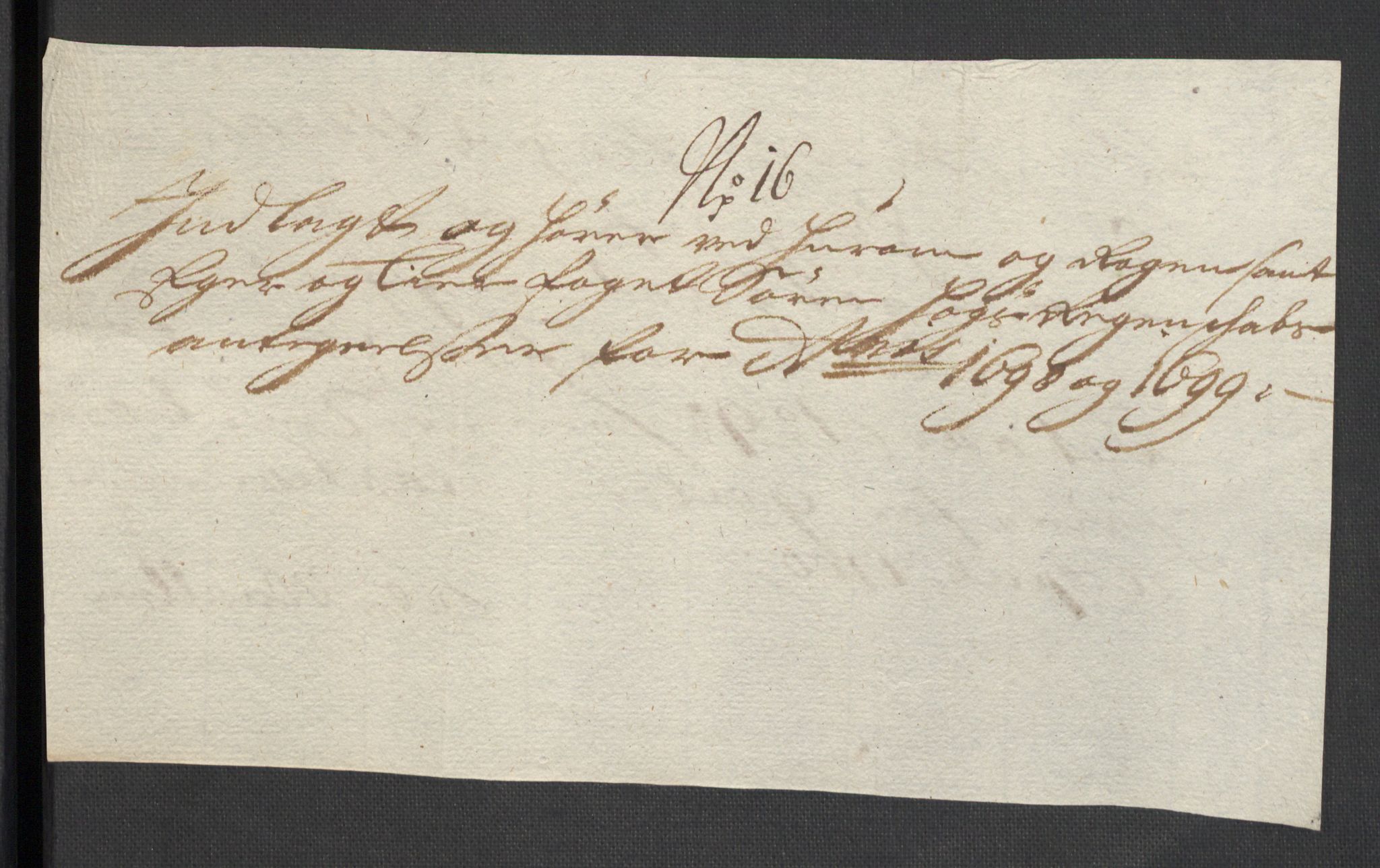 Rentekammeret inntil 1814, Reviderte regnskaper, Fogderegnskap, RA/EA-4092/R30/L1696: Fogderegnskap Hurum, Røyken, Eiker og Lier, 1698-1699, p. 476