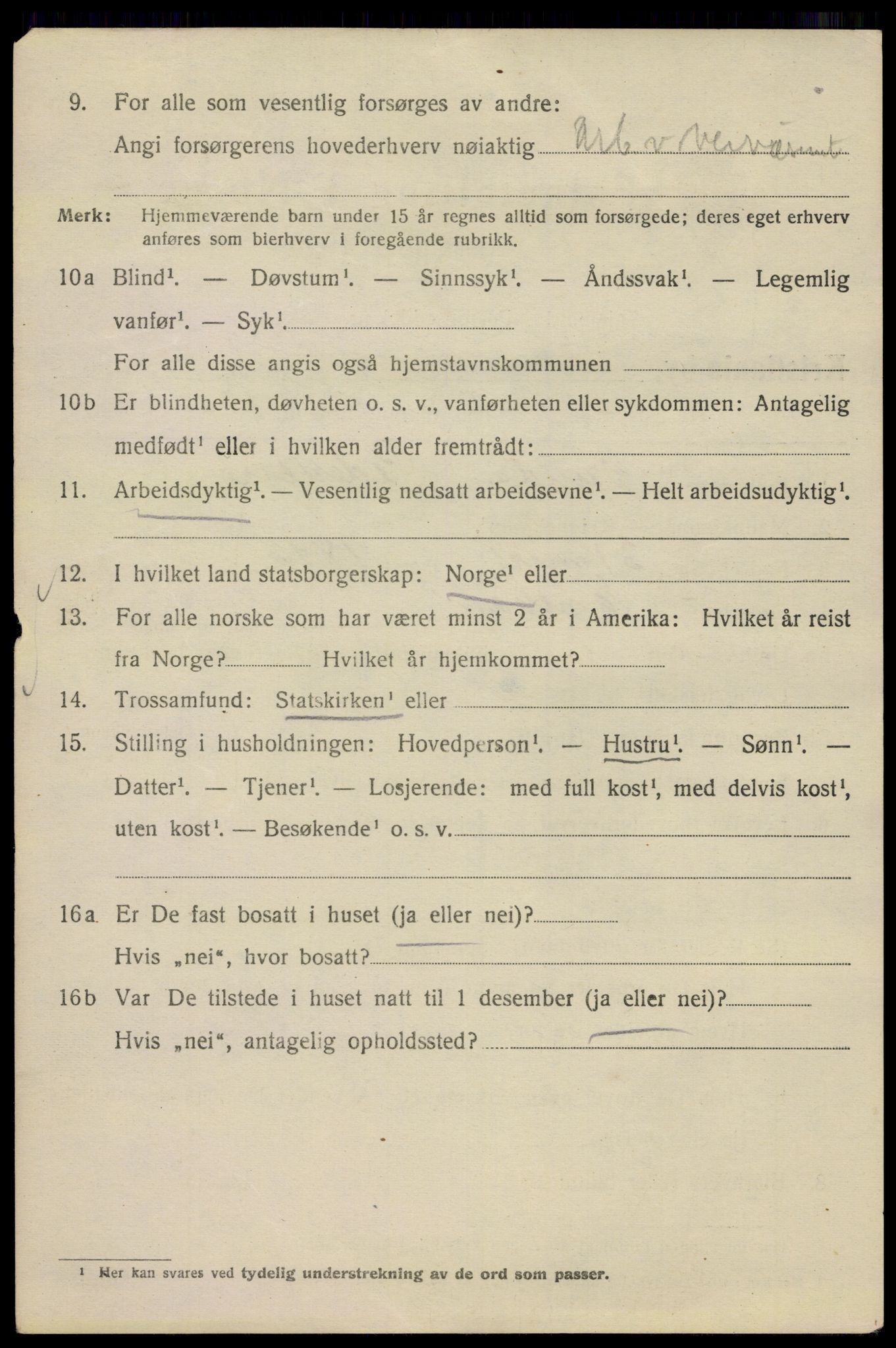 SAO, 1920 census for Kristiania, 1920, p. 487238