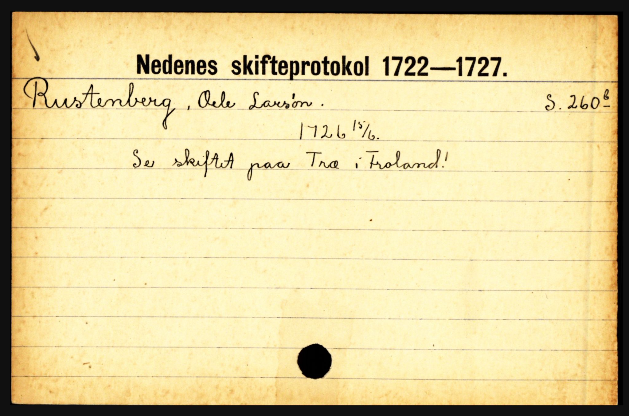 Nedenes sorenskriveri før 1824, AV/SAK-1221-0007/H, p. 24511