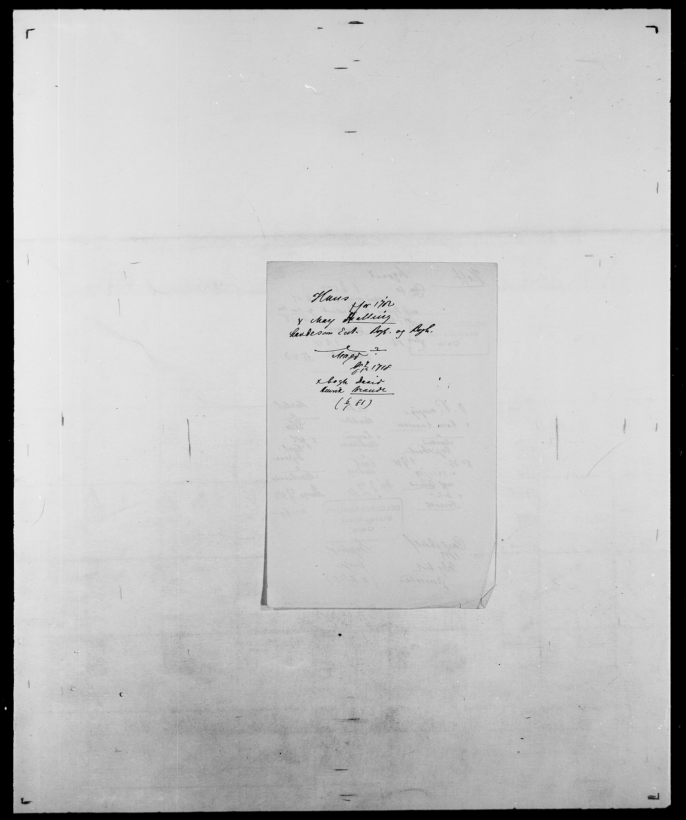 Delgobe, Charles Antoine - samling, AV/SAO-PAO-0038/D/Da/L0018: Hoch - Howert, p. 46