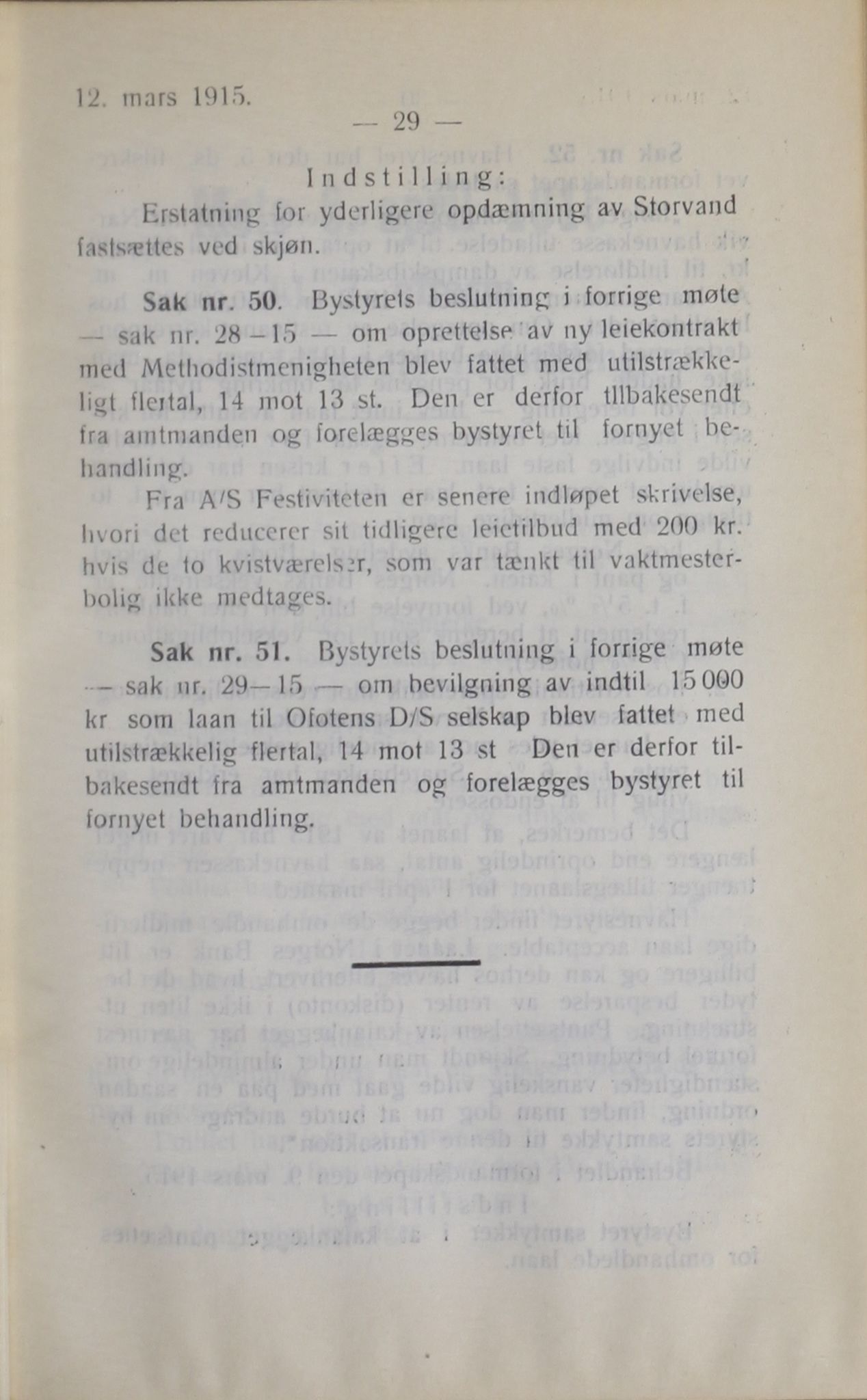 Narvik kommune. Formannskap , AIN/K-18050.150/A/Ab/L0005: Møtebok, 1915