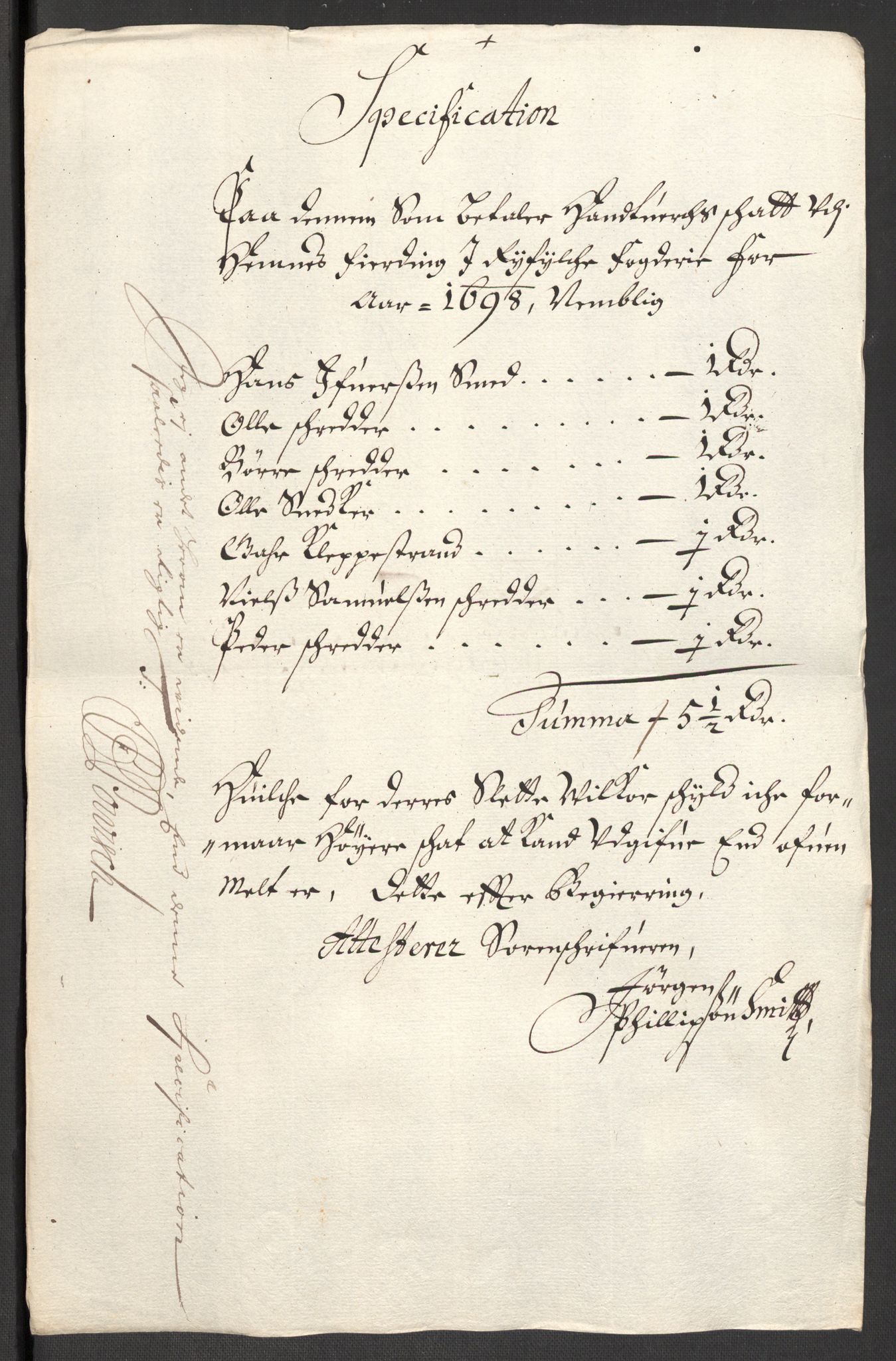 Rentekammeret inntil 1814, Reviderte regnskaper, Fogderegnskap, RA/EA-4092/R47/L2858: Fogderegnskap Ryfylke, 1697-1700, p. 213