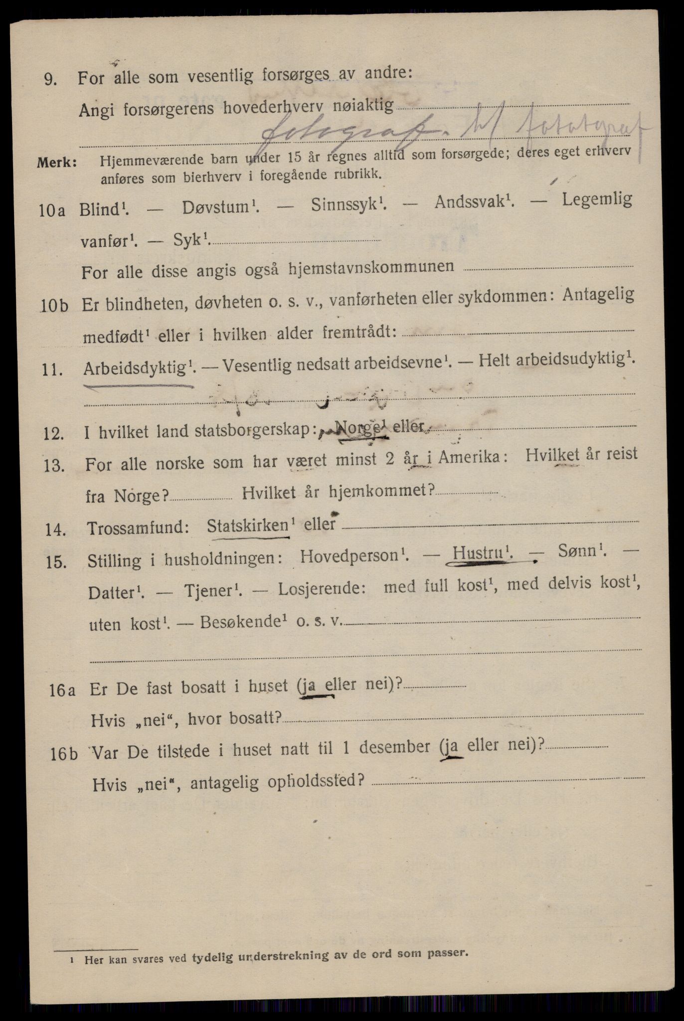 SAT, 1920 census for Trondheim, 1920, p. 78035