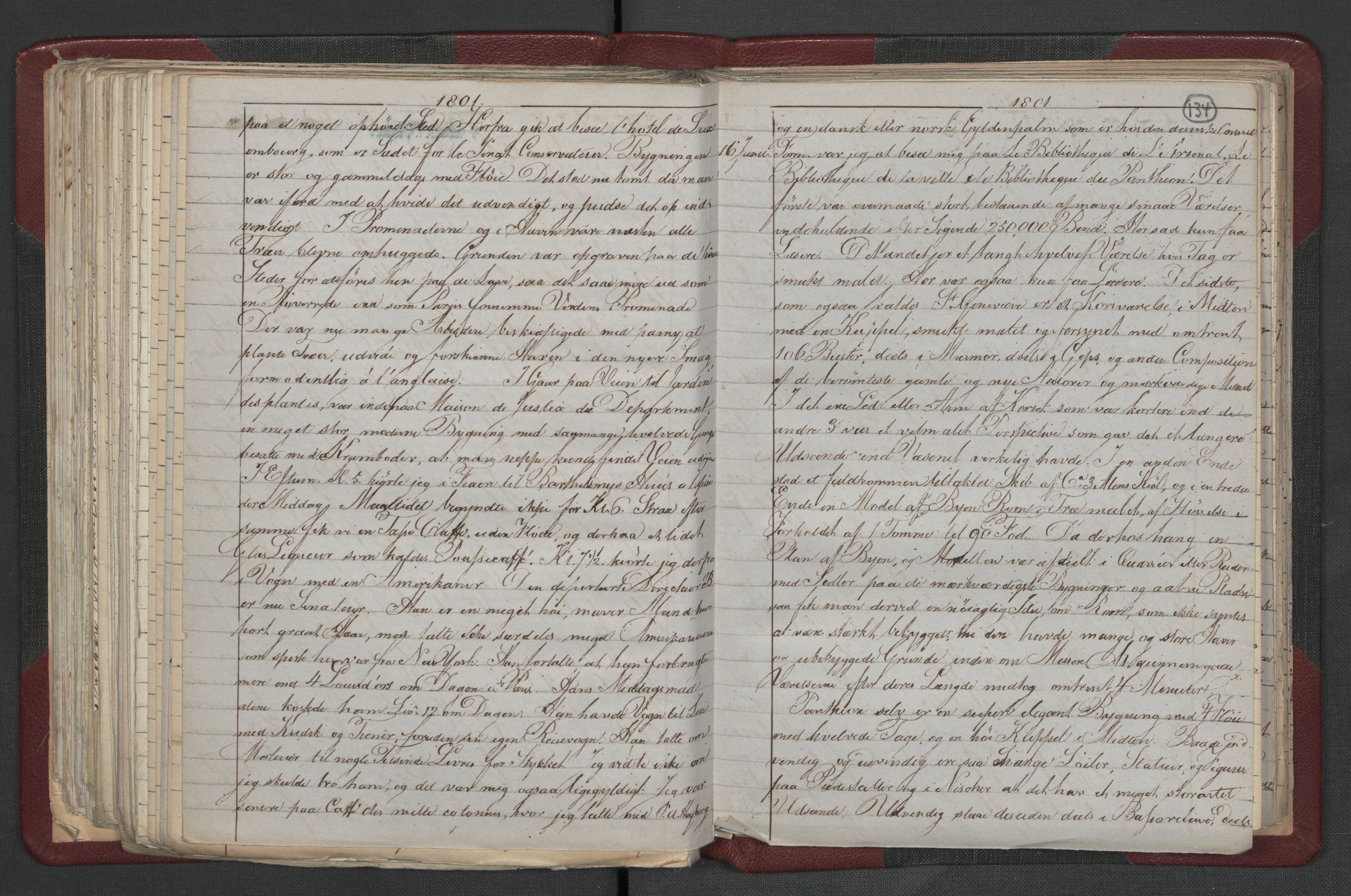 Meltzer, Fredrik, AV/RA-PA-0028/F/L0001: Dagbok for årene 1796-1808, 1811, 1817, 1796-1817, p. 133b-134a