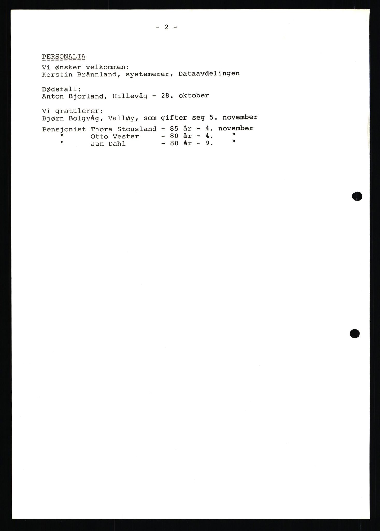 Pa 0982 - Esso Norge A/S, AV/SAST-A-100448/X/Xd/L0002: Esso Extra Nytt. Ukenytt, 1981-1986